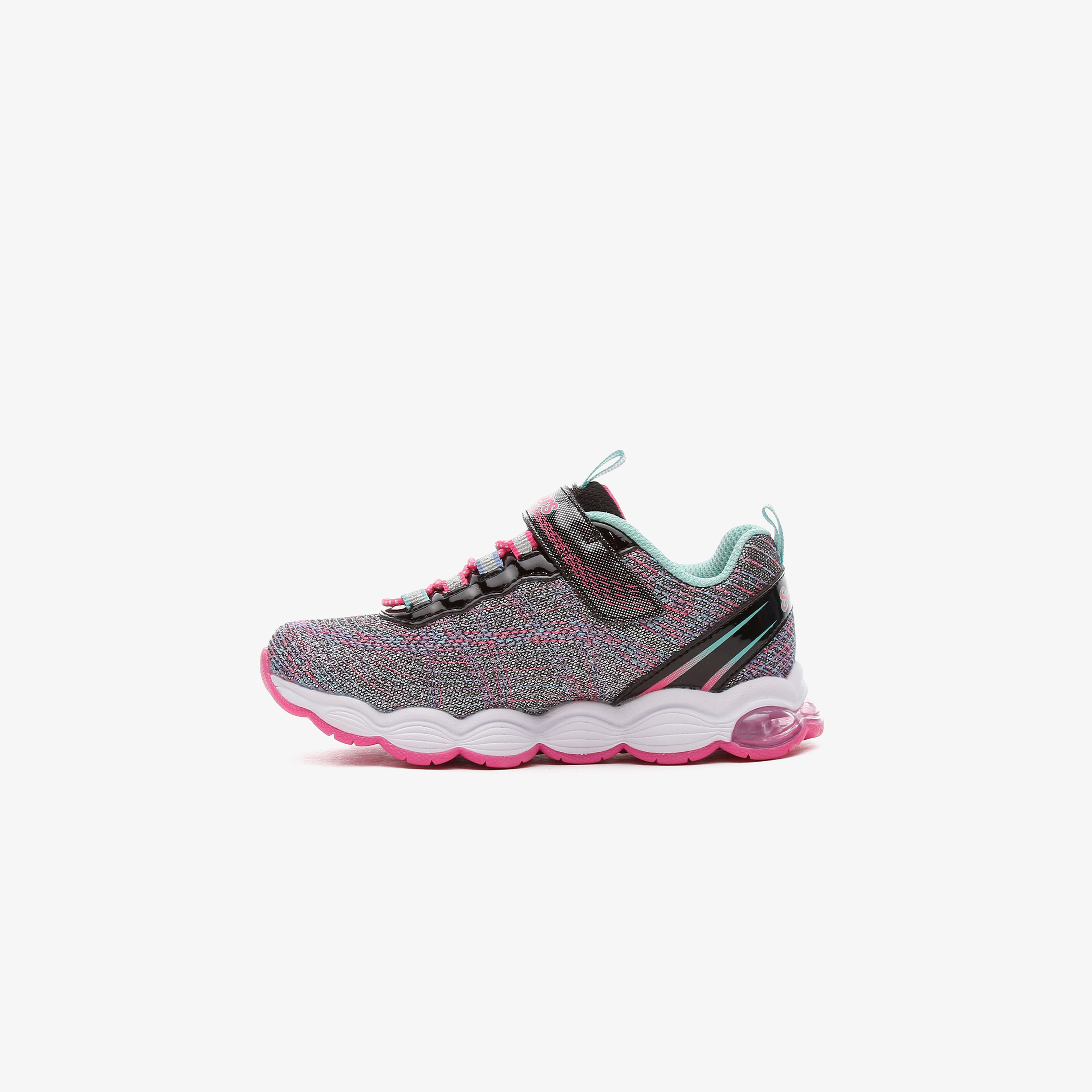 Skechers Air Lites Kız Çocuk Gri - Pembe Spor Ayakkabı