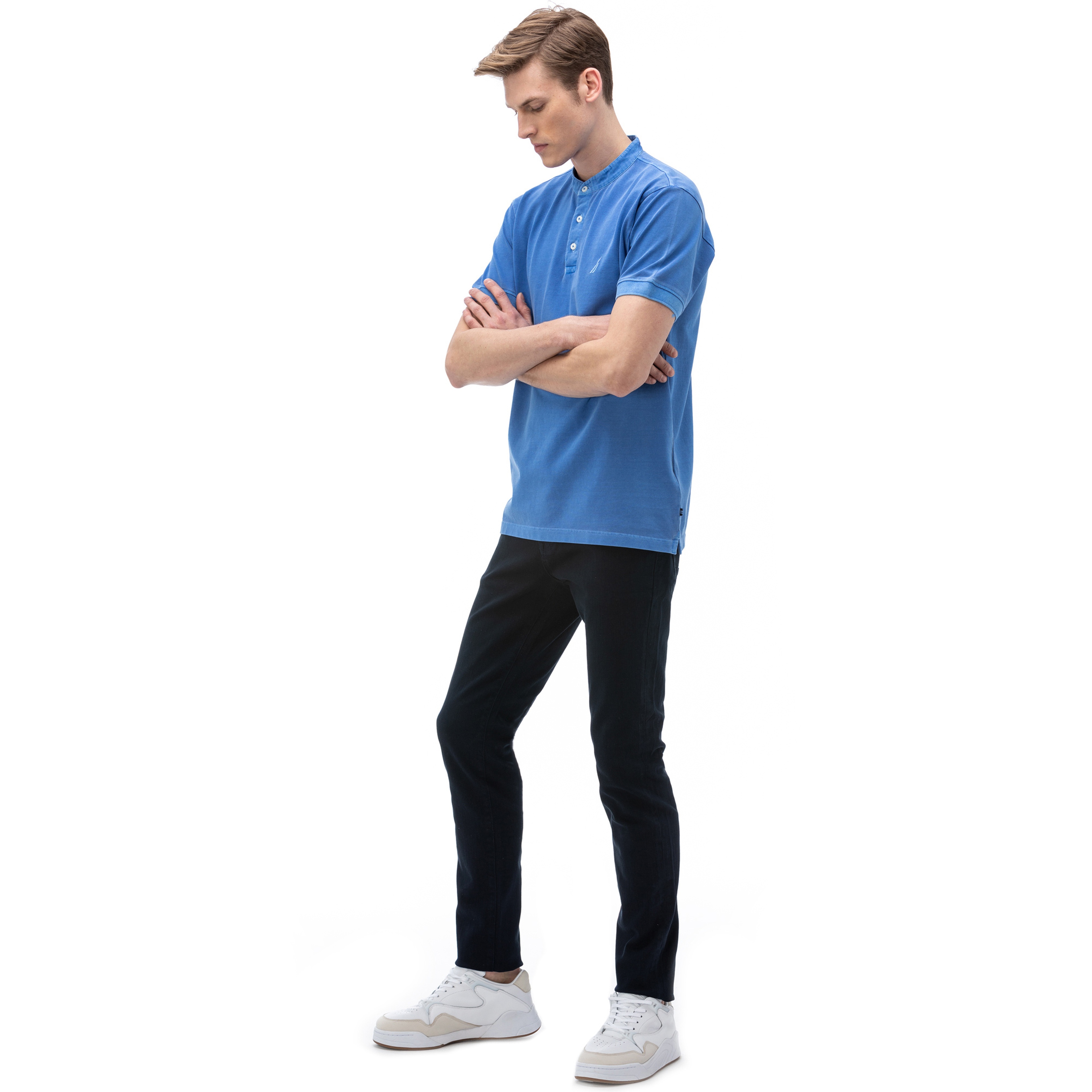 NAUTICA ERKEK LACİVERT SLIM FIT PANTOLON