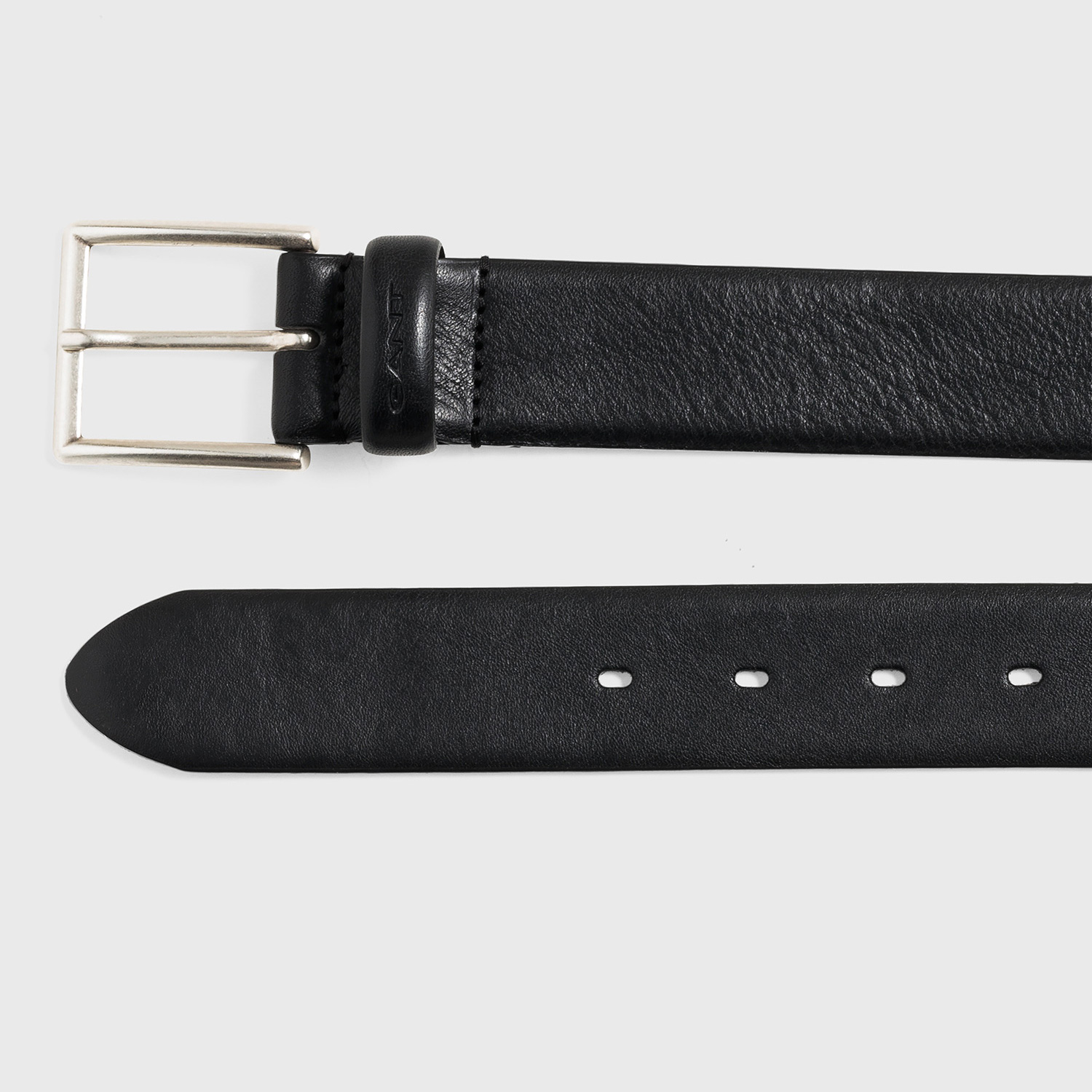 GANT Erkek Siyah Deri Kemer