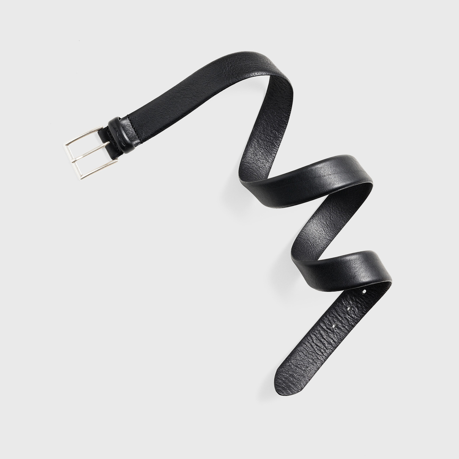 GANT Erkek Siyah Deri Kemer