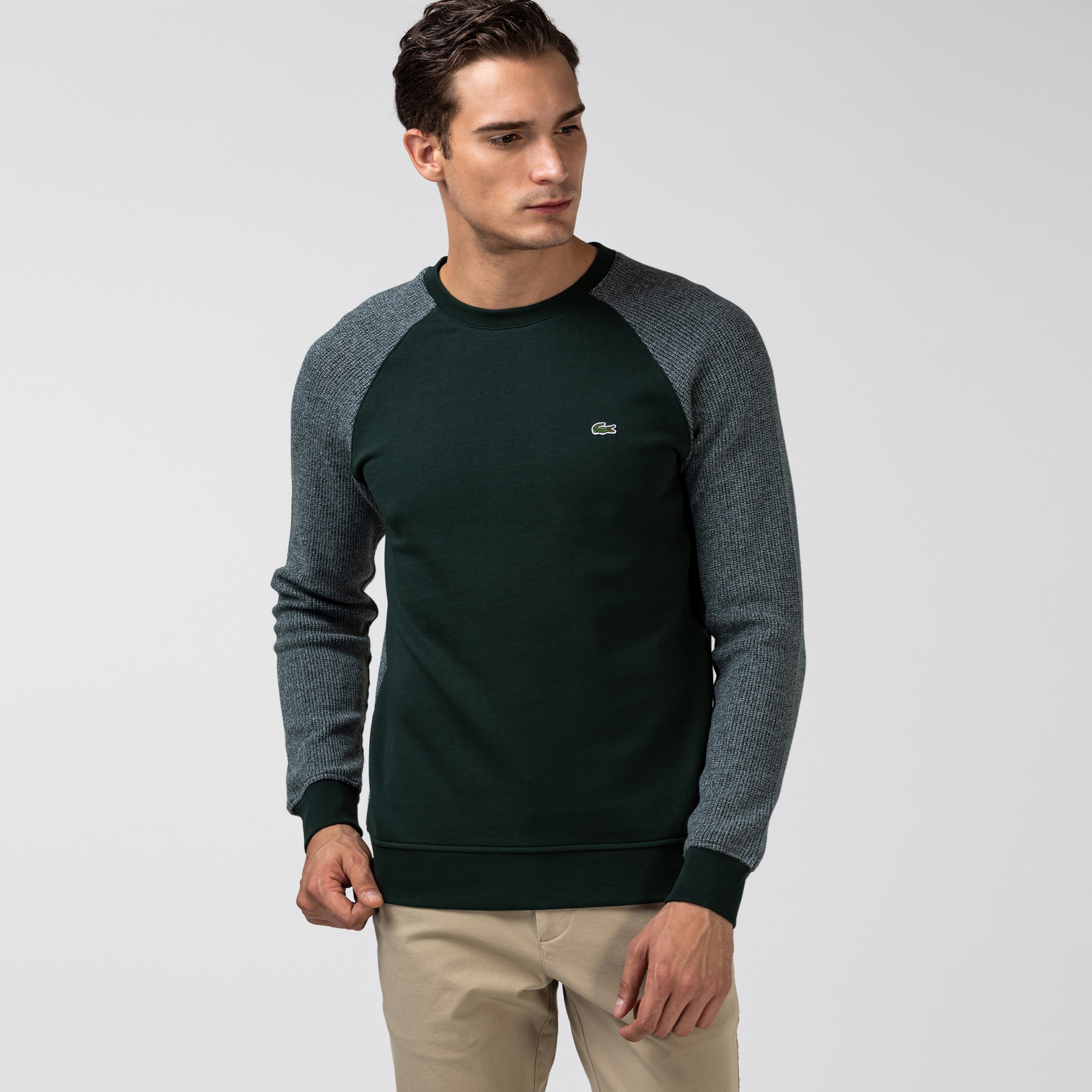 Lacoste Erkek Yeşil Uzun Kollu Sweatshirt