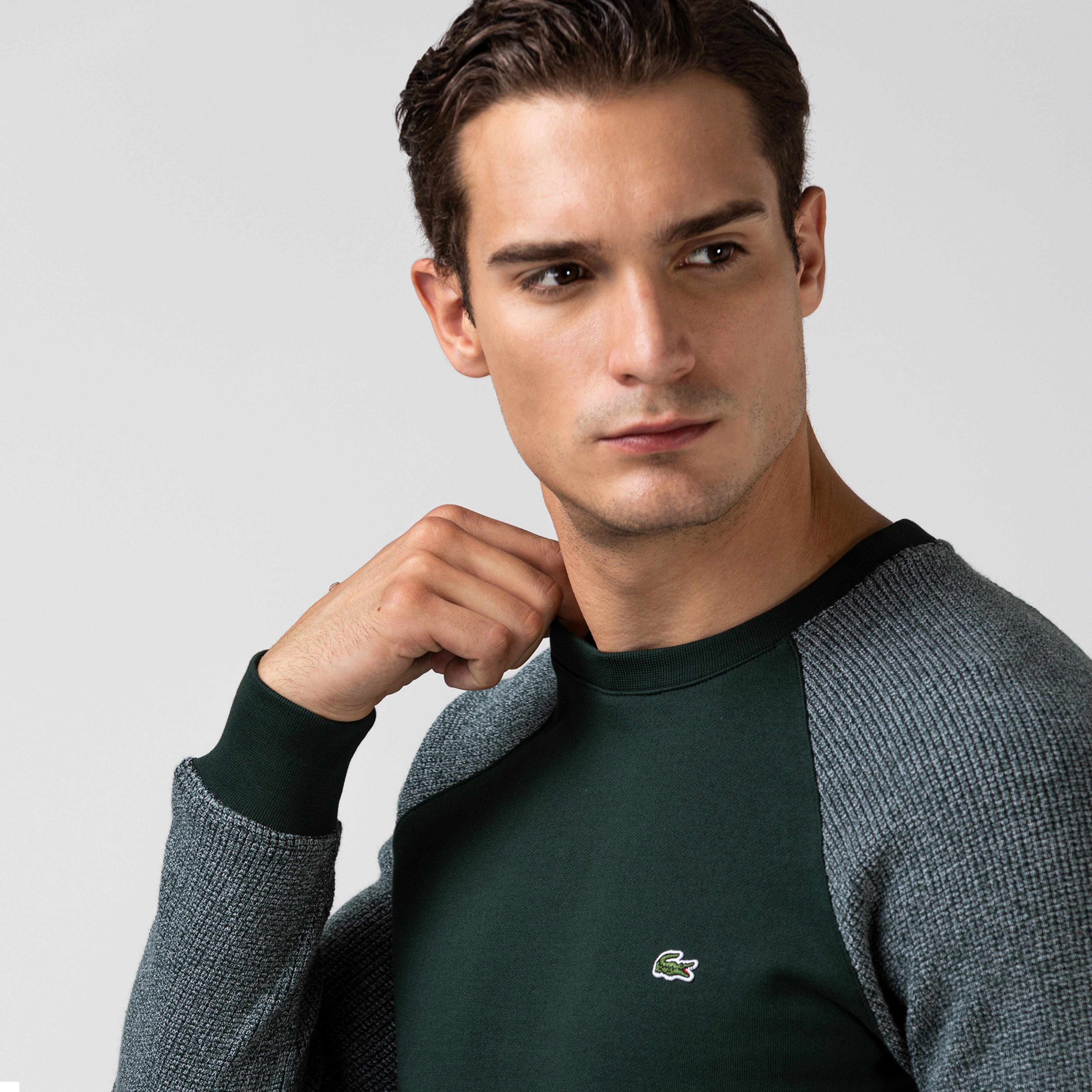 Lacoste Erkek Yeşil Uzun Kollu Sweatshirt