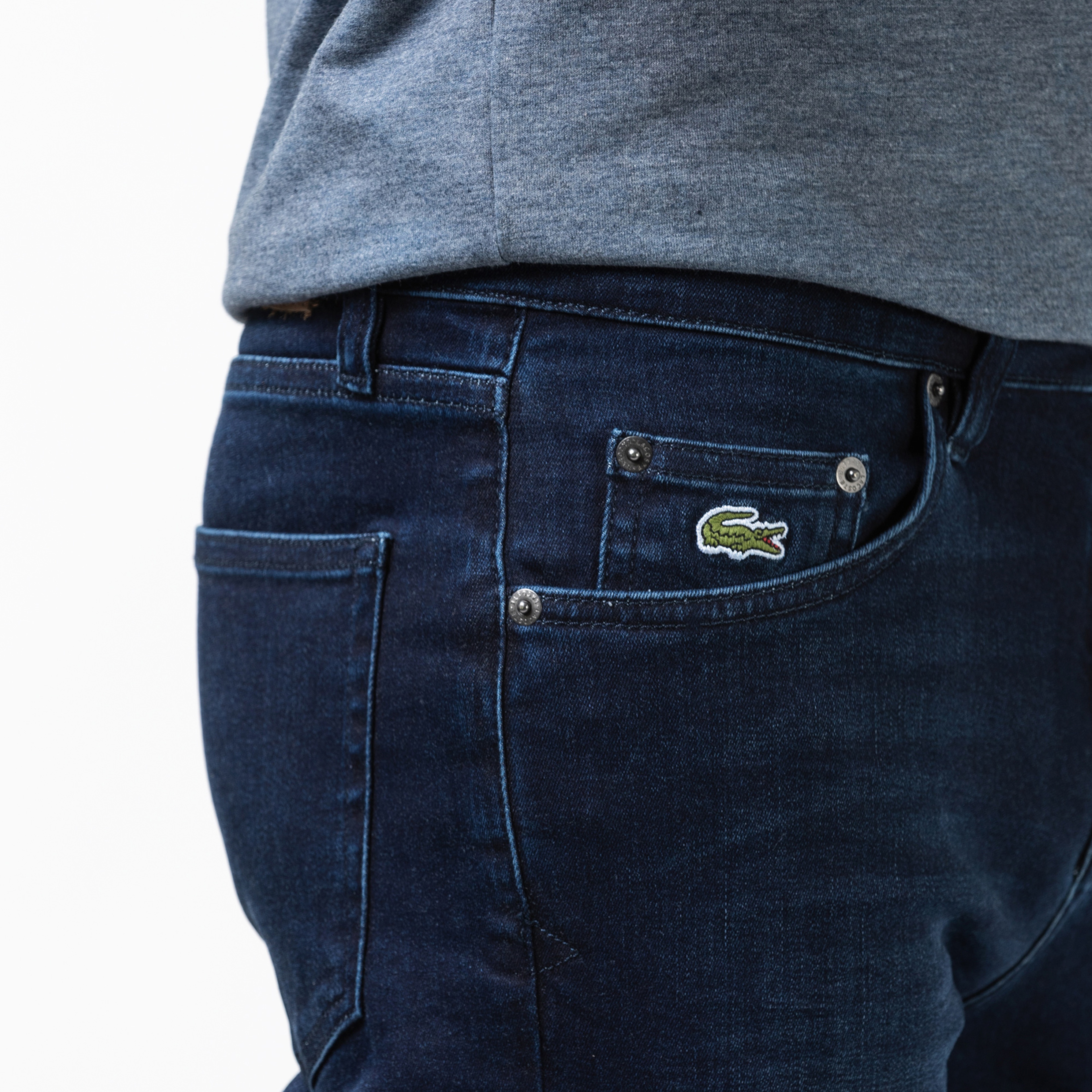 Lacoste Erkek Slim Fit Lacivert Pantolon