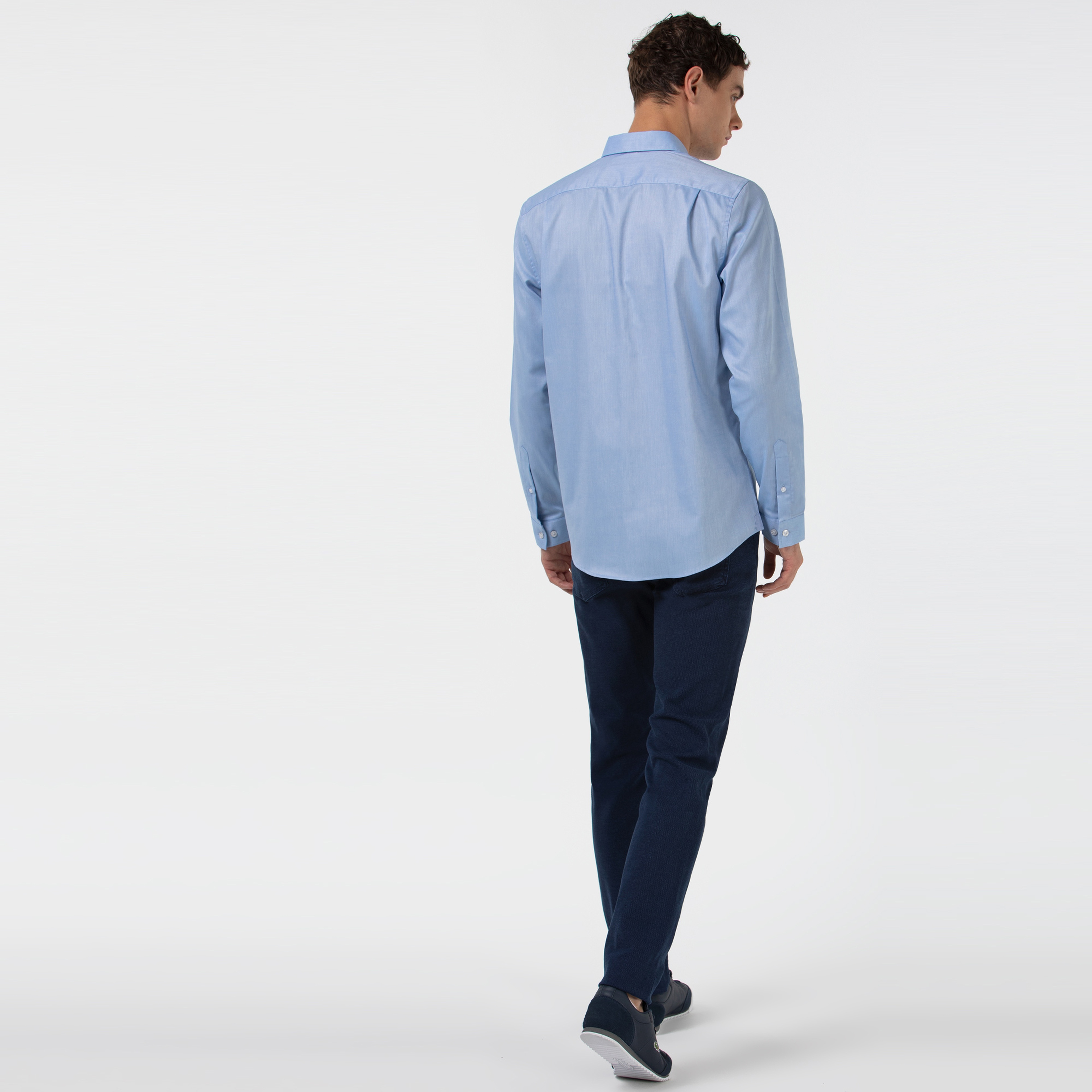 Lacoste Erkek Slim Fit Lacivert Denim Pantolon