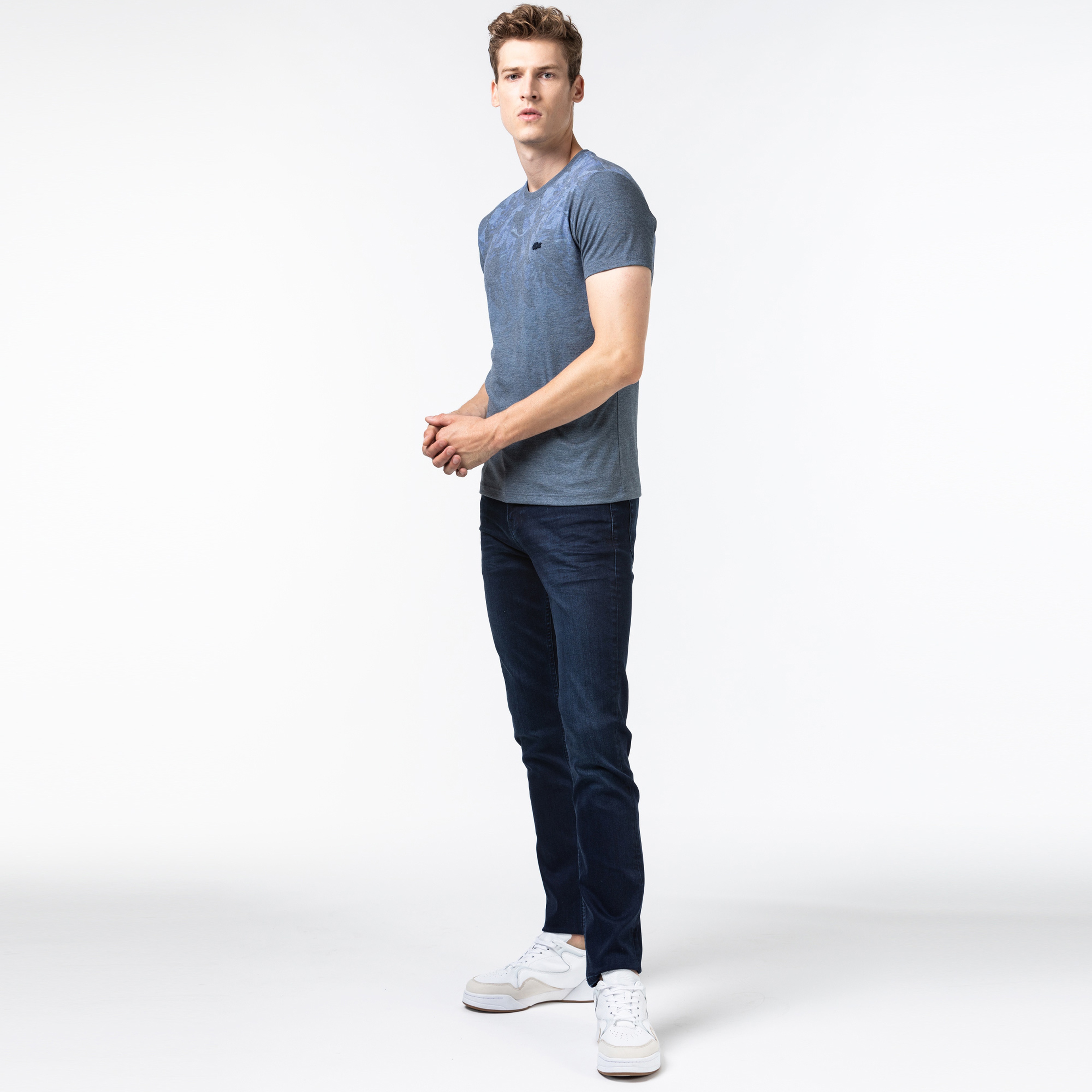 Lacoste Erkek Slim Fit Lacivert Pantolon