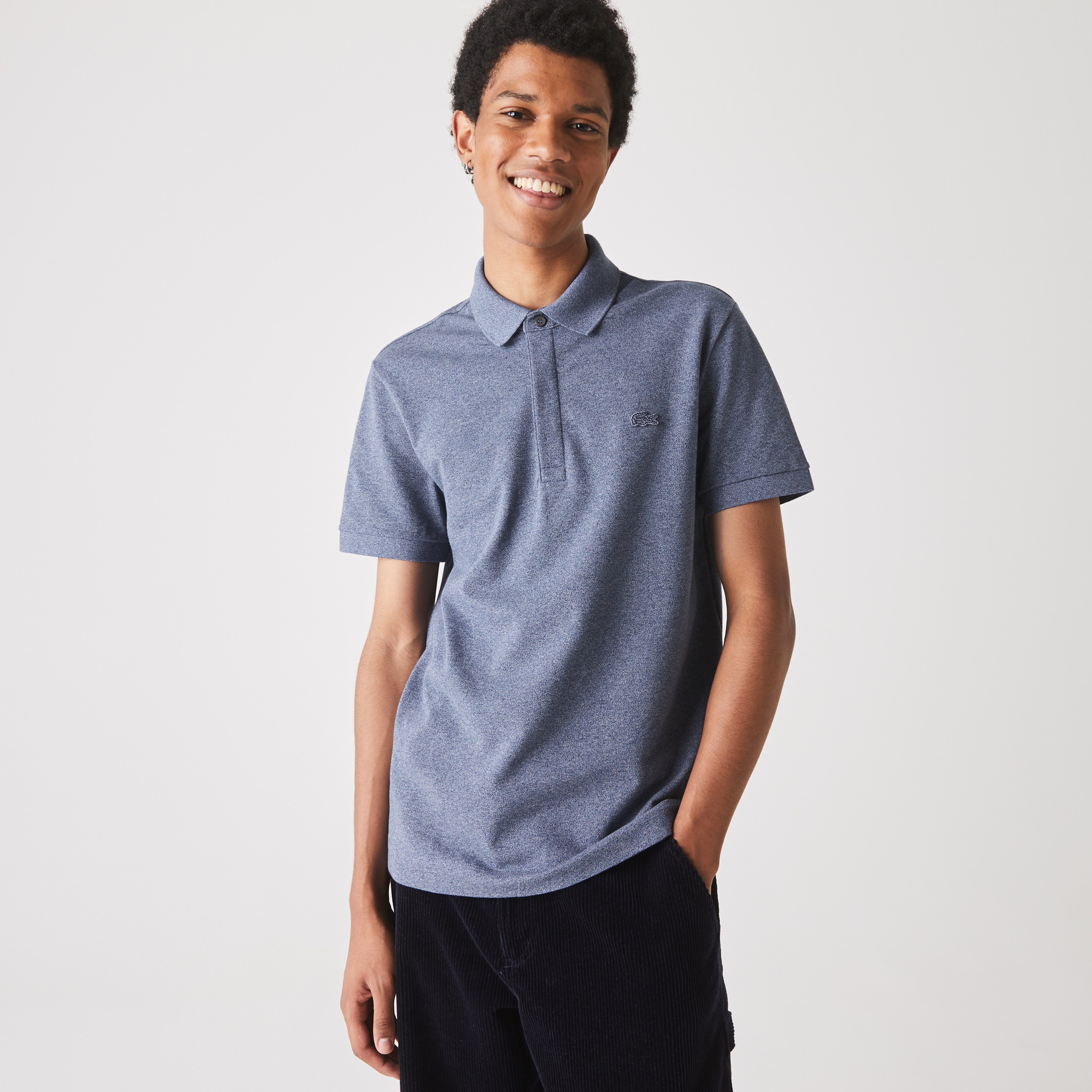 Lacoste Erkek Regular Fit Mavi Paris Polo