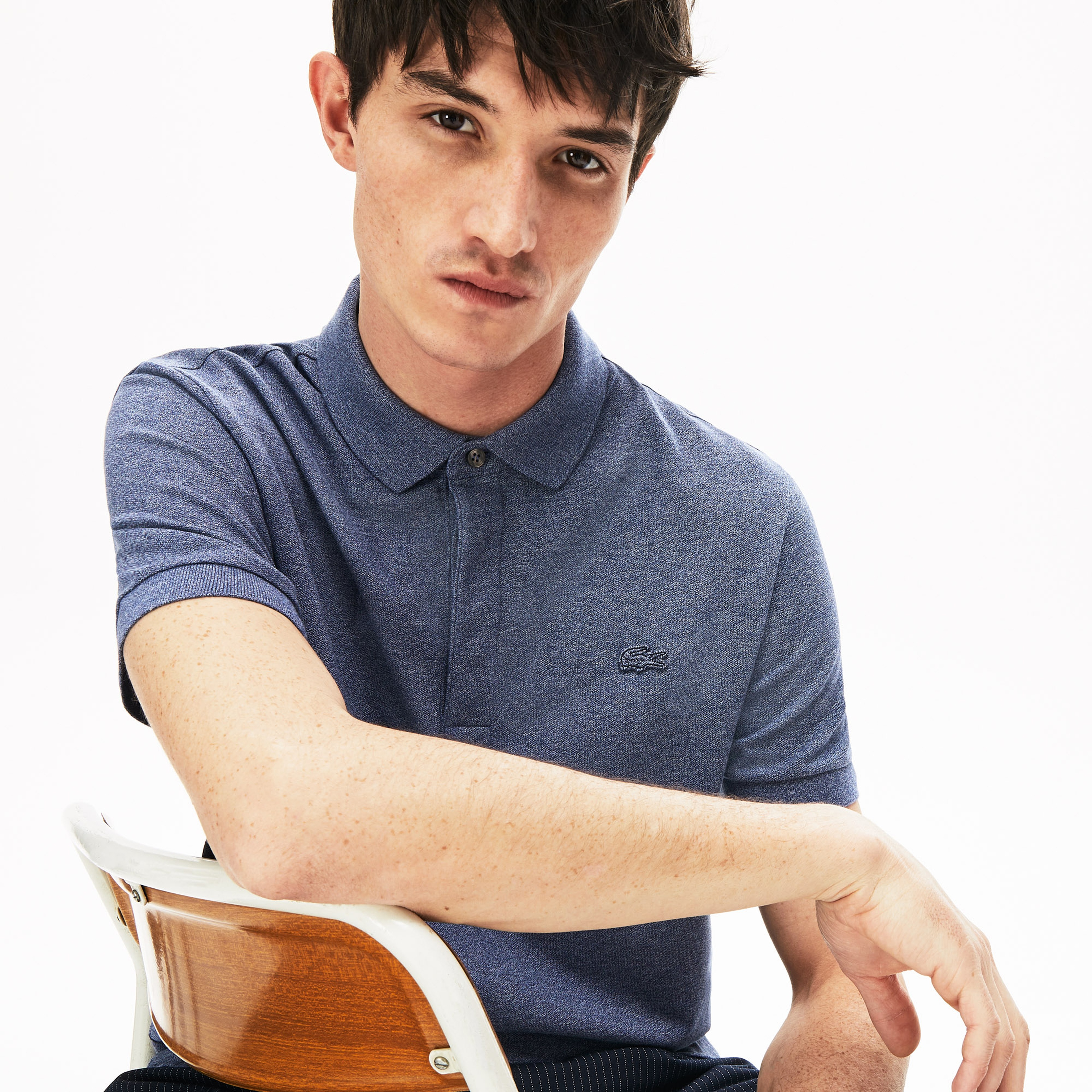 Lacoste Erkek Regular Fit Mavi Paris Polo