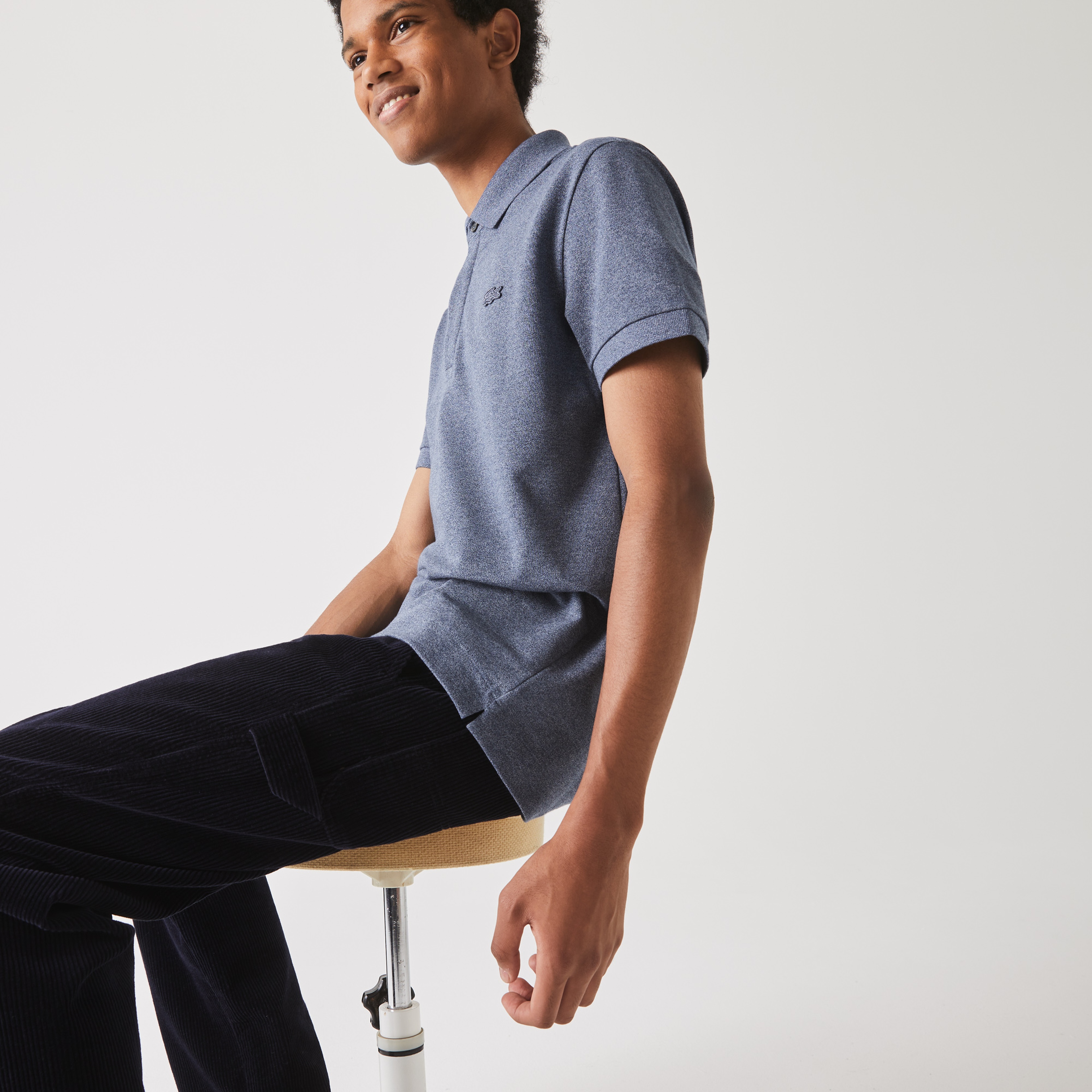 Lacoste Erkek Regular Fit Mavi Paris Polo