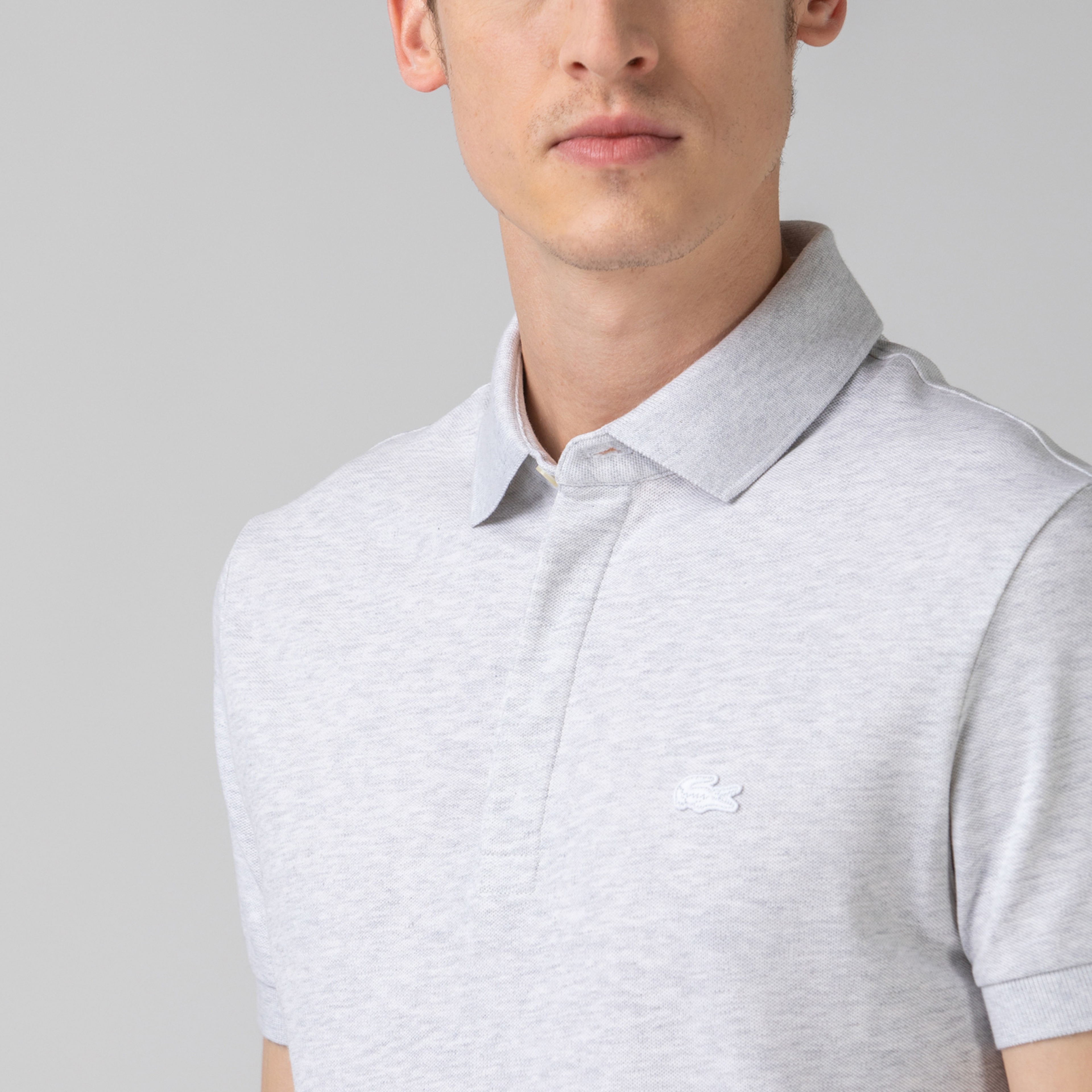 Lacoste Erkek Regular Fit Gri Paris Polo