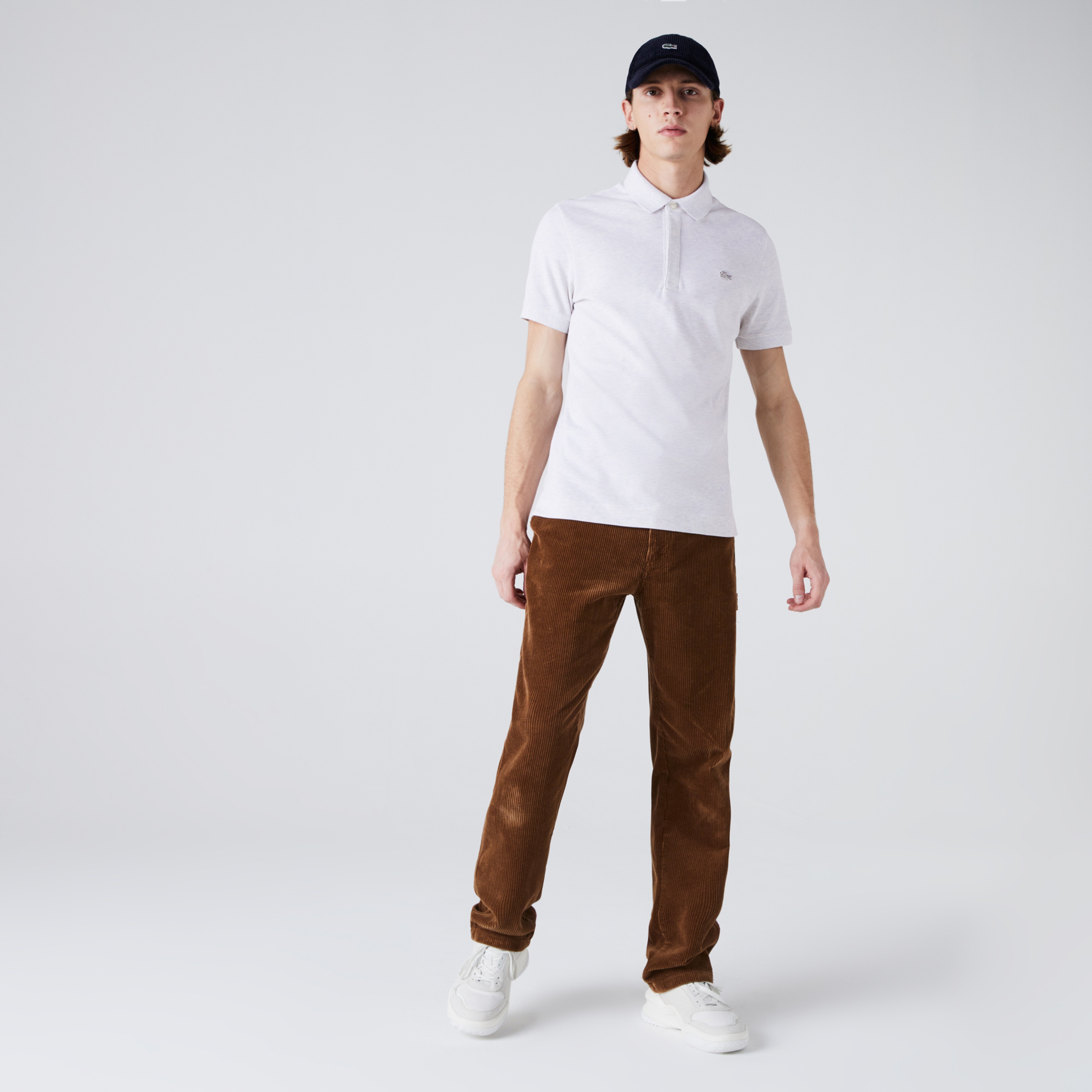 Lacoste Erkek Regular Fit Gri Paris Polo