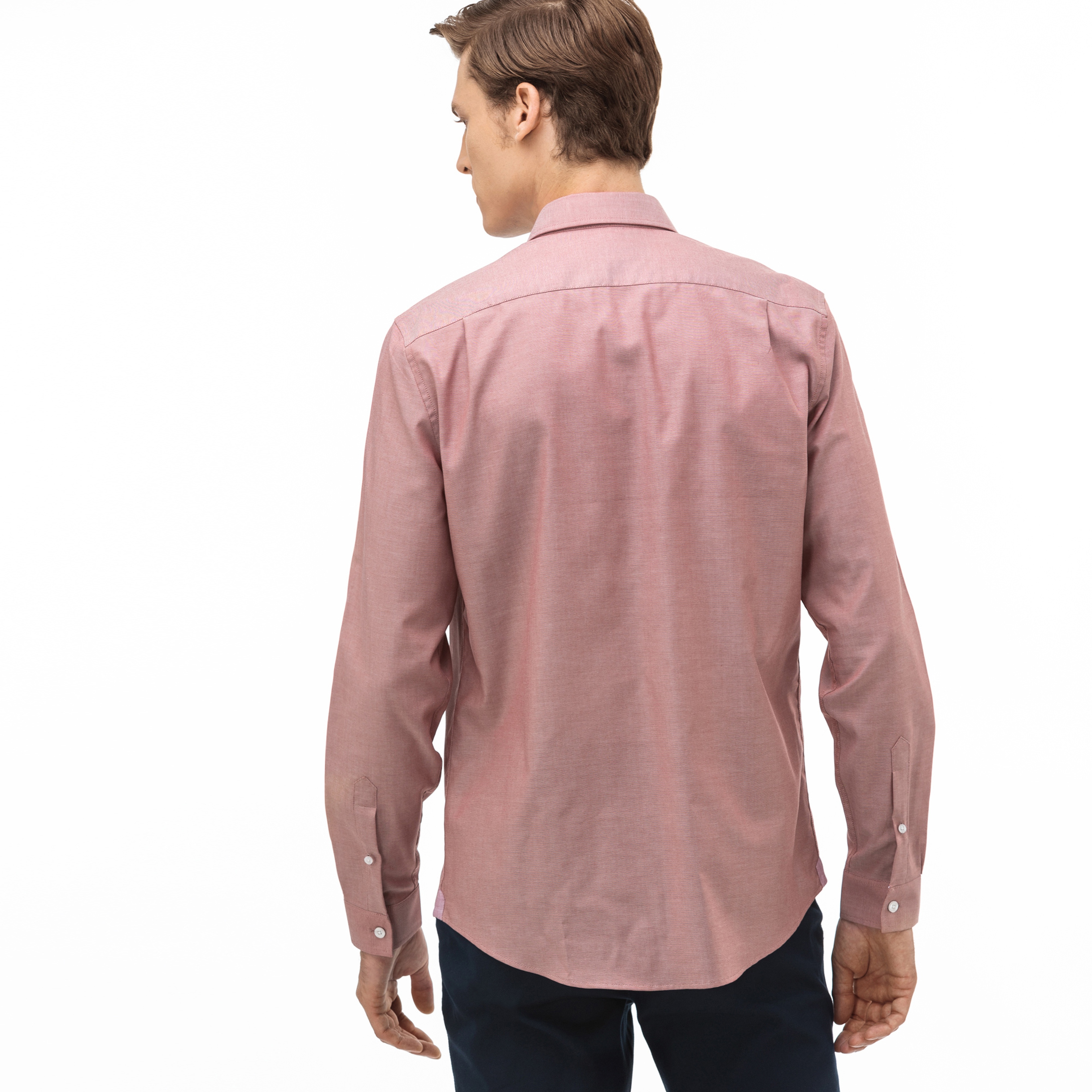Lacoste Erkek Slim Fit Pembe Gömlek