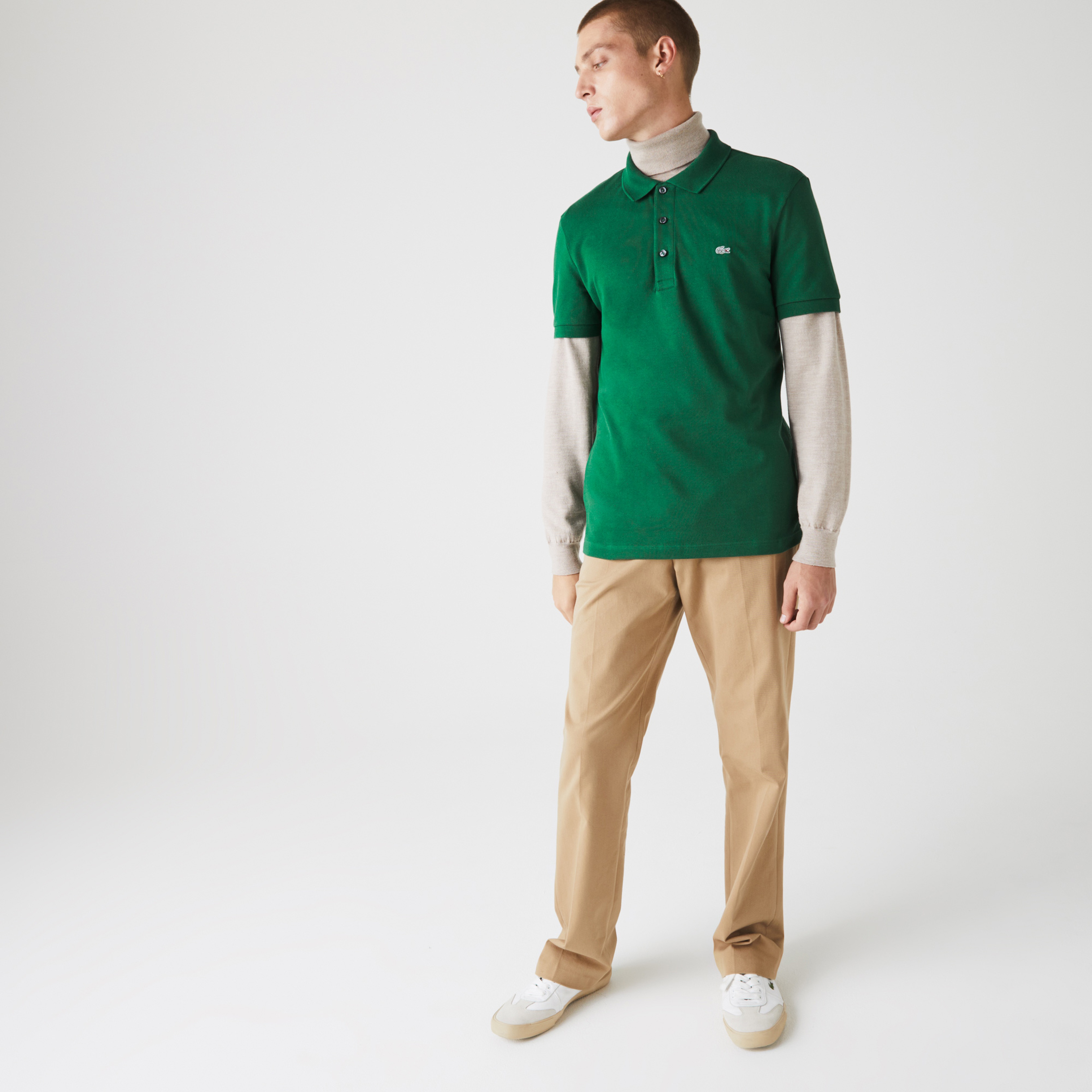 Lacoste Erkek Slim Fit Yeşil Polo