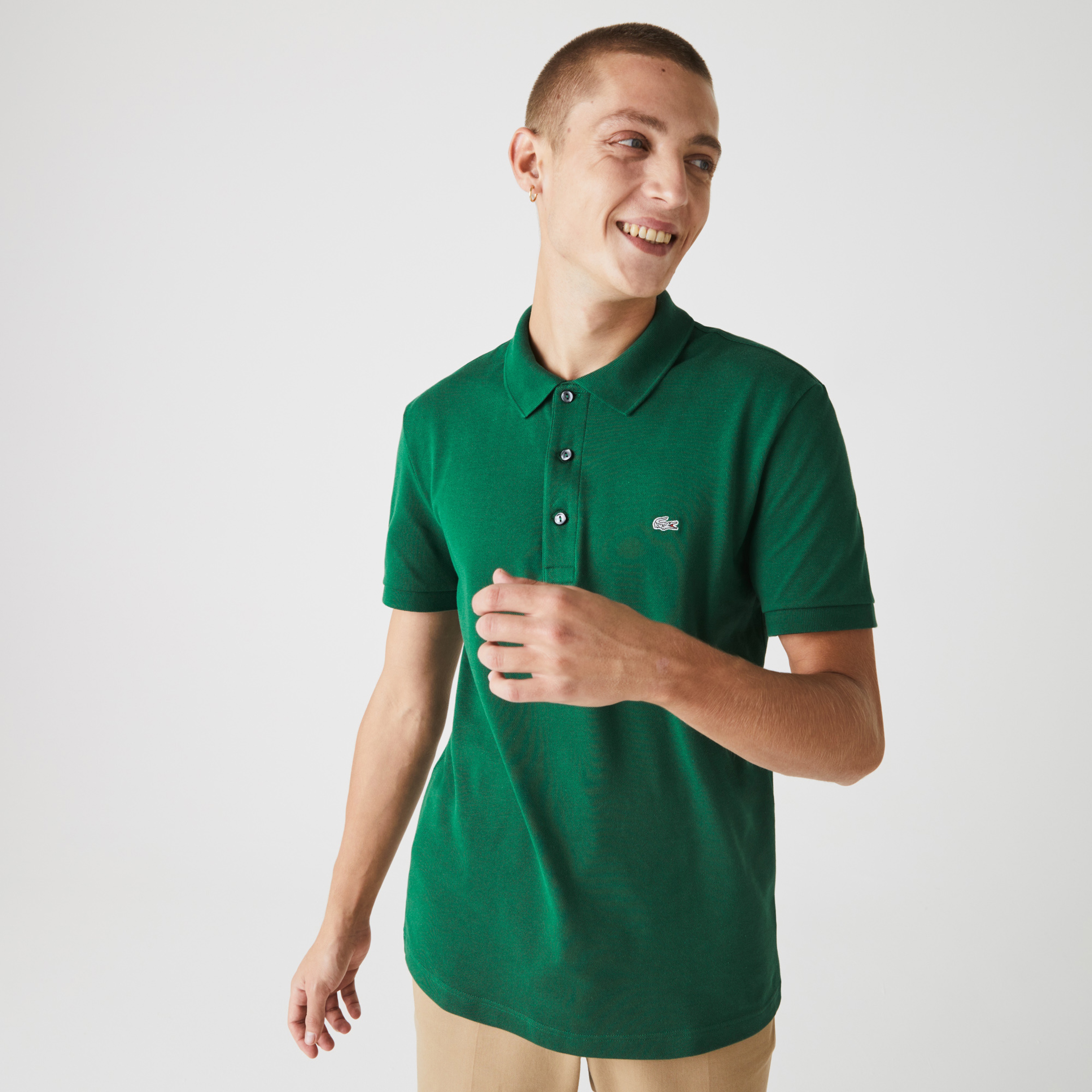 Lacoste Erkek Slim Fit Yeşil Polo