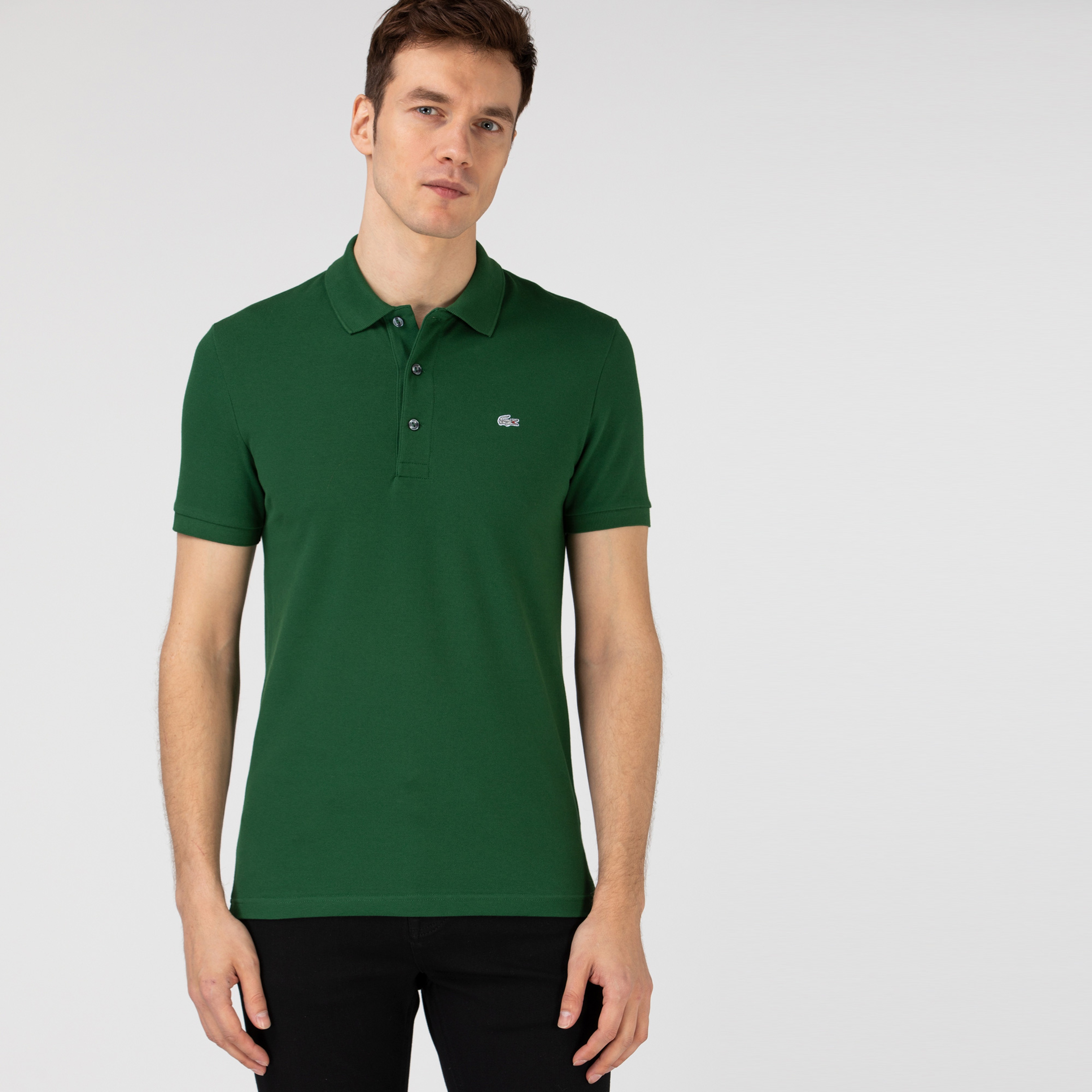 Lacoste Erkek Slim Fit Yeşil Polo
