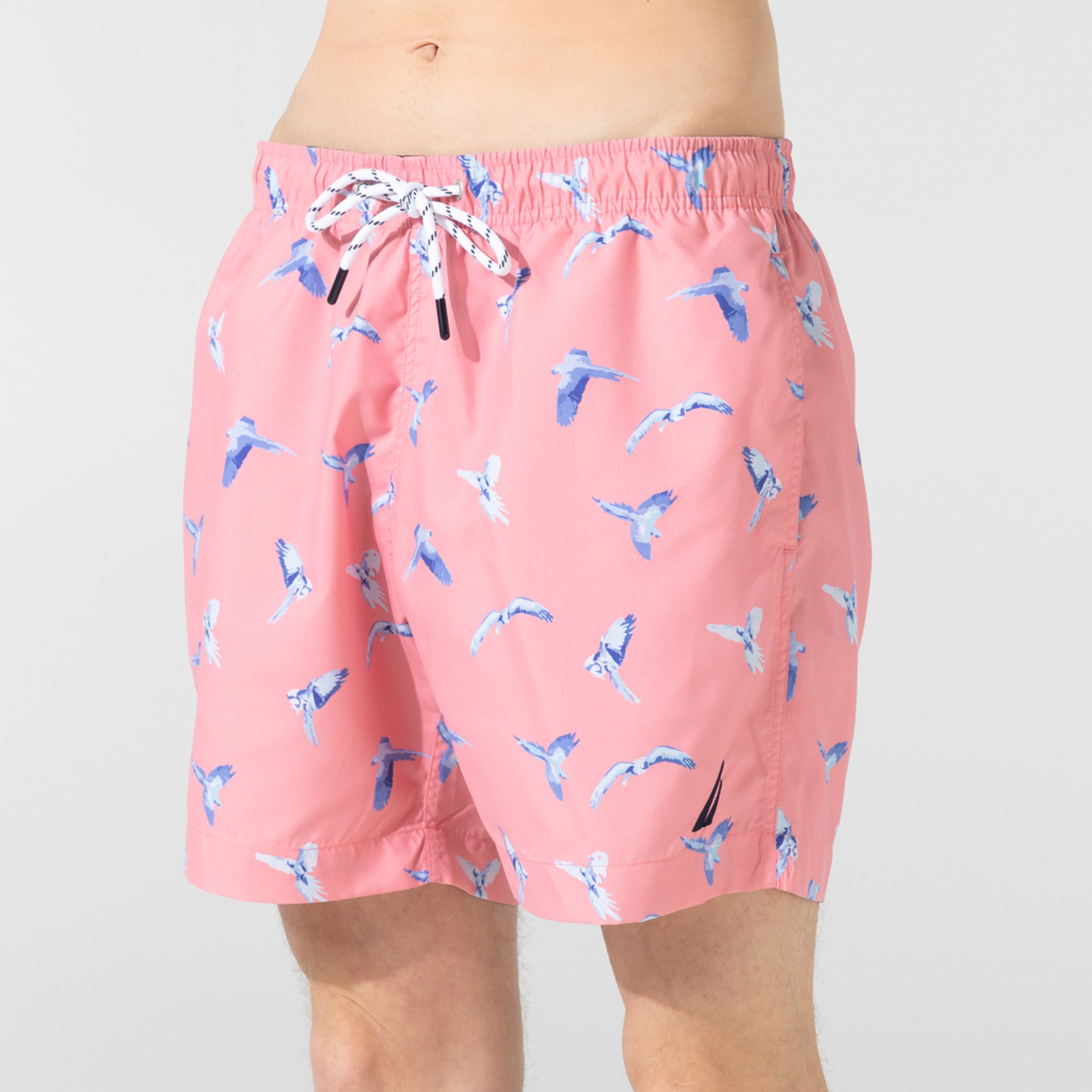 Nautica Erkek Pembe Baskılı Deniz Şortu