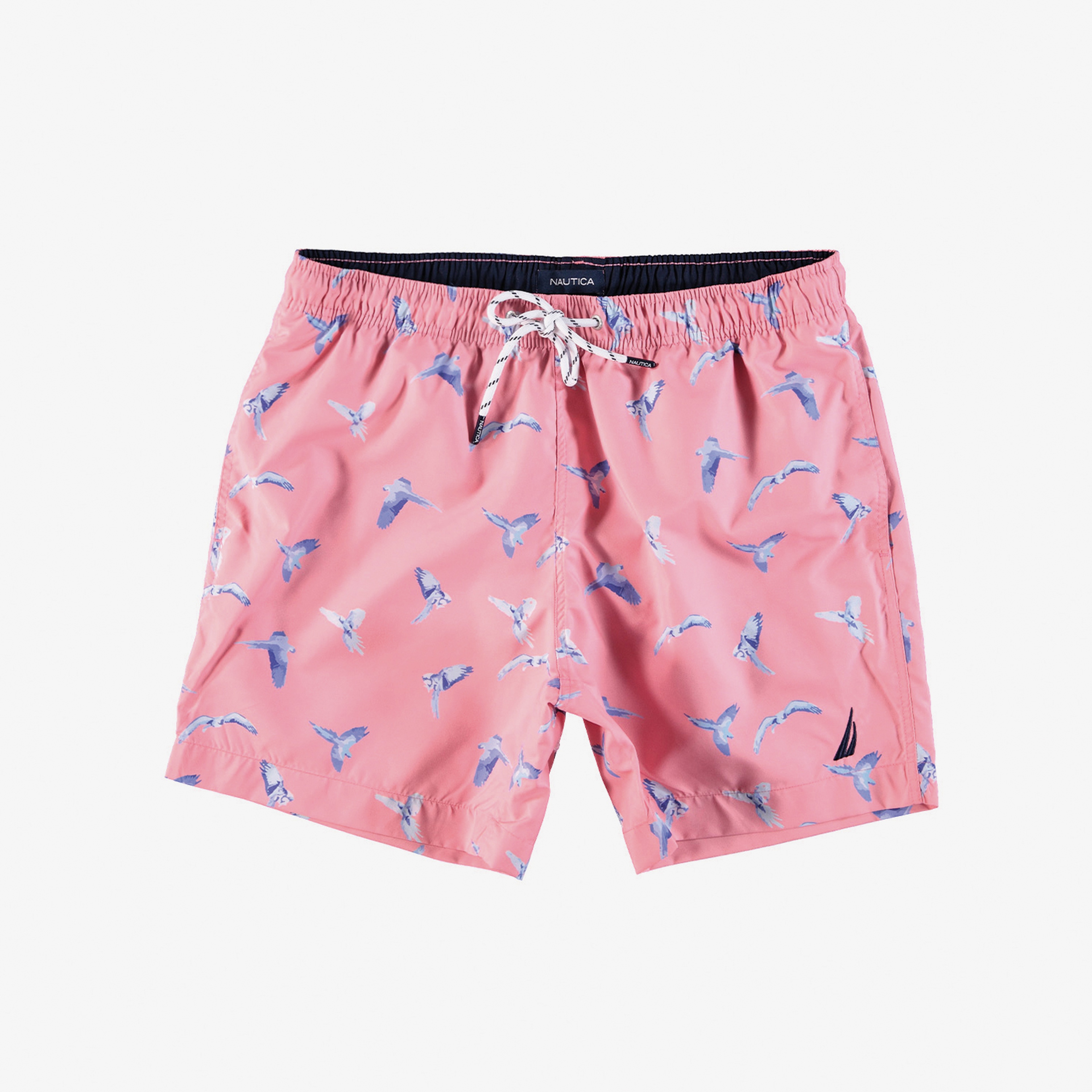Nautica Erkek Pembe Baskılı Deniz Şortu