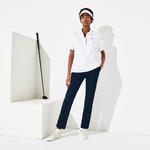 Kadın Slim Fit Beyaz Polo