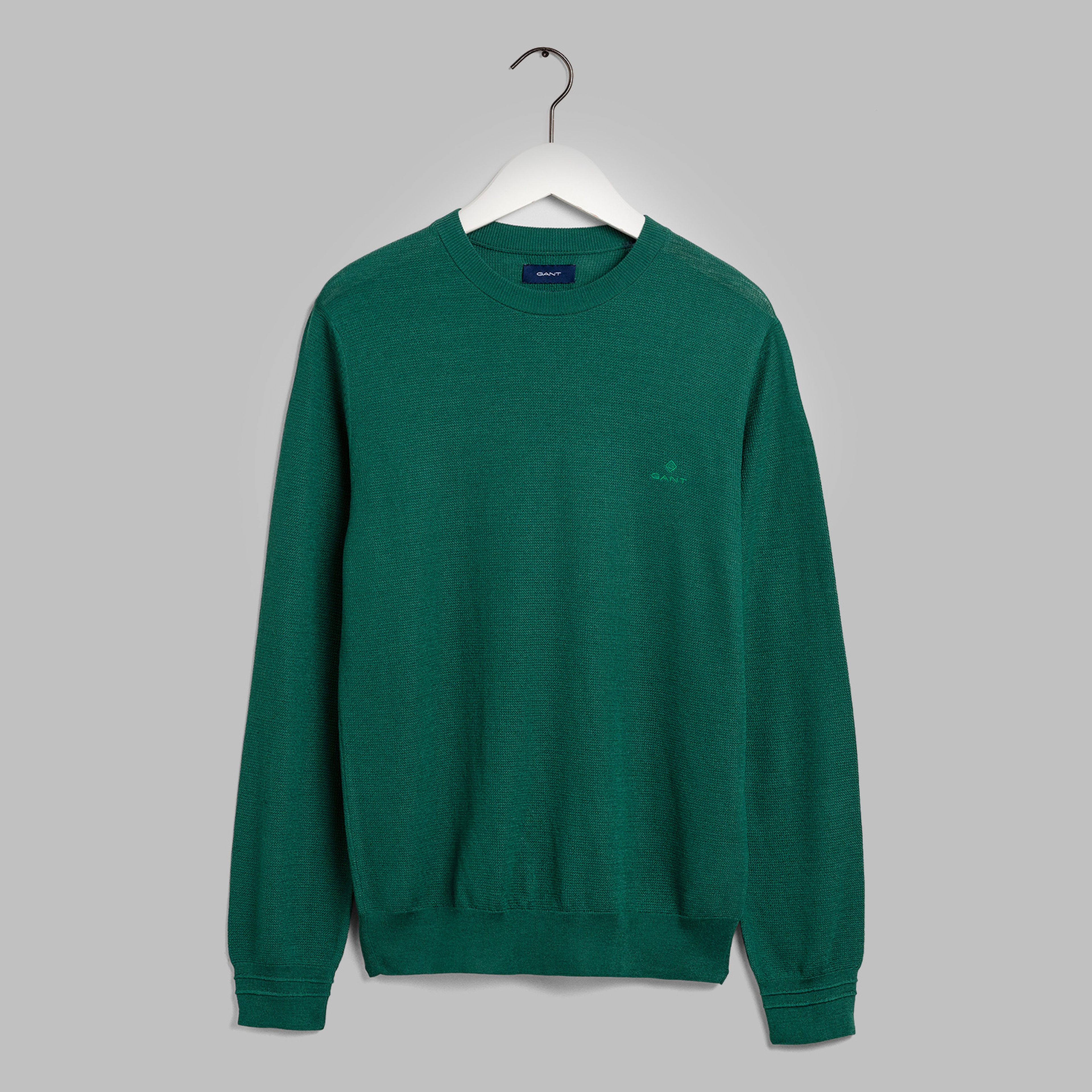 GANT Erkek Yeşil Yün Triko Kazak