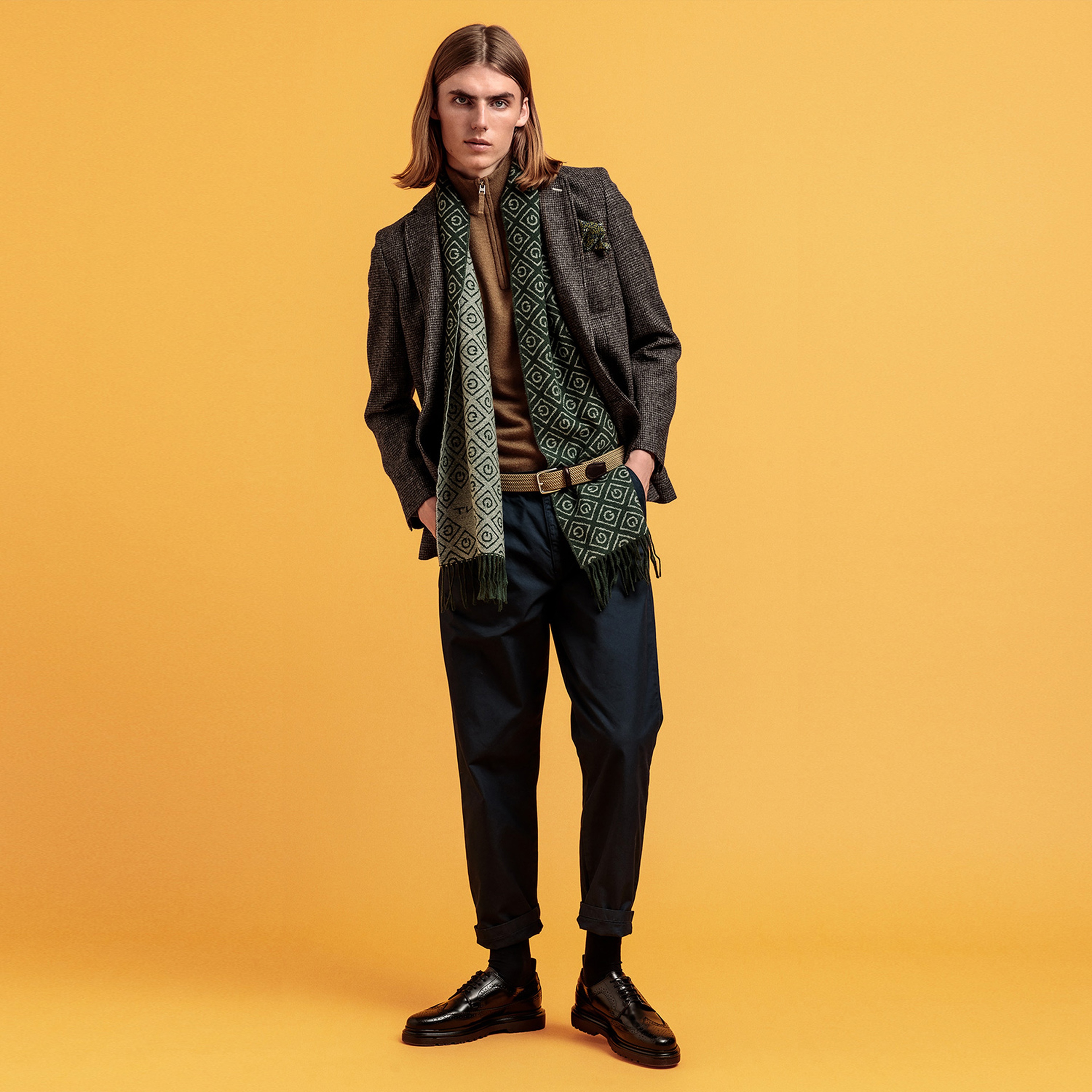 GANT Erkek Gri Blazer Ceket