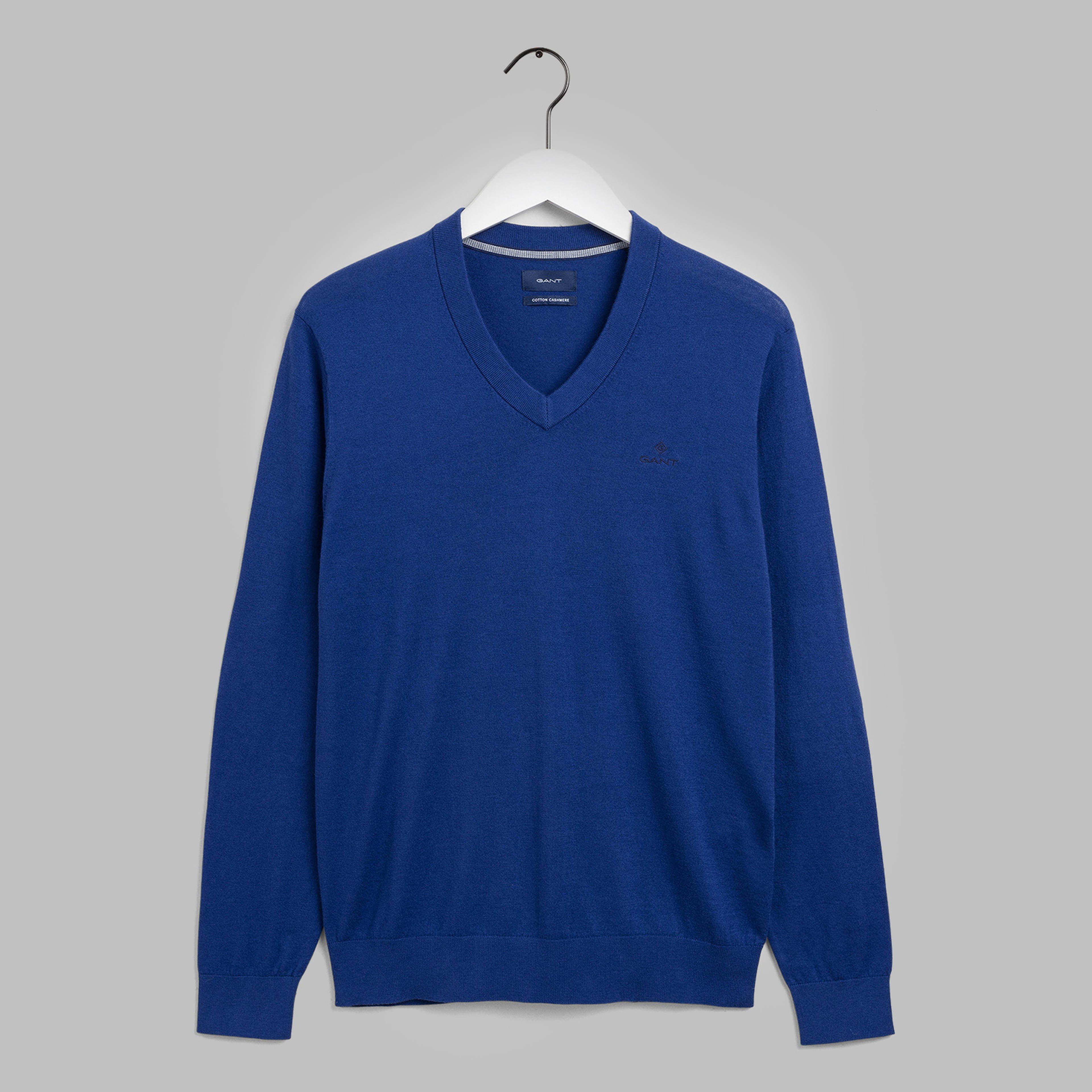 GANT Erkek Mavi V Yaka Triko Kazak