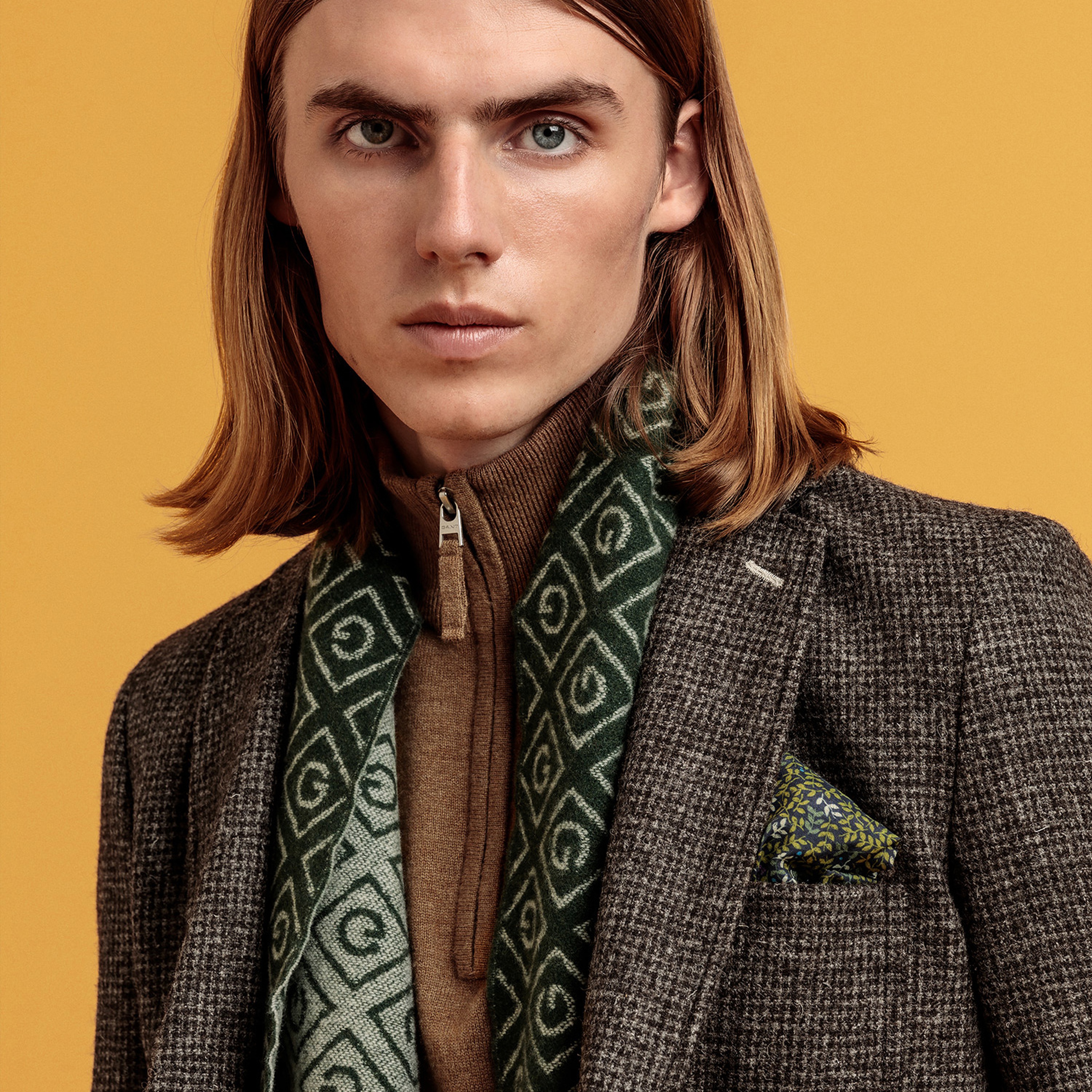 GANT Erkek Gri Blazer Ceket