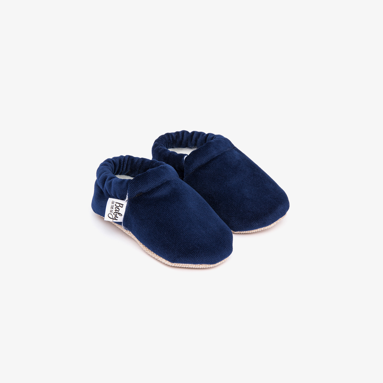 Baby On The Go Velvet Lacivert Patik