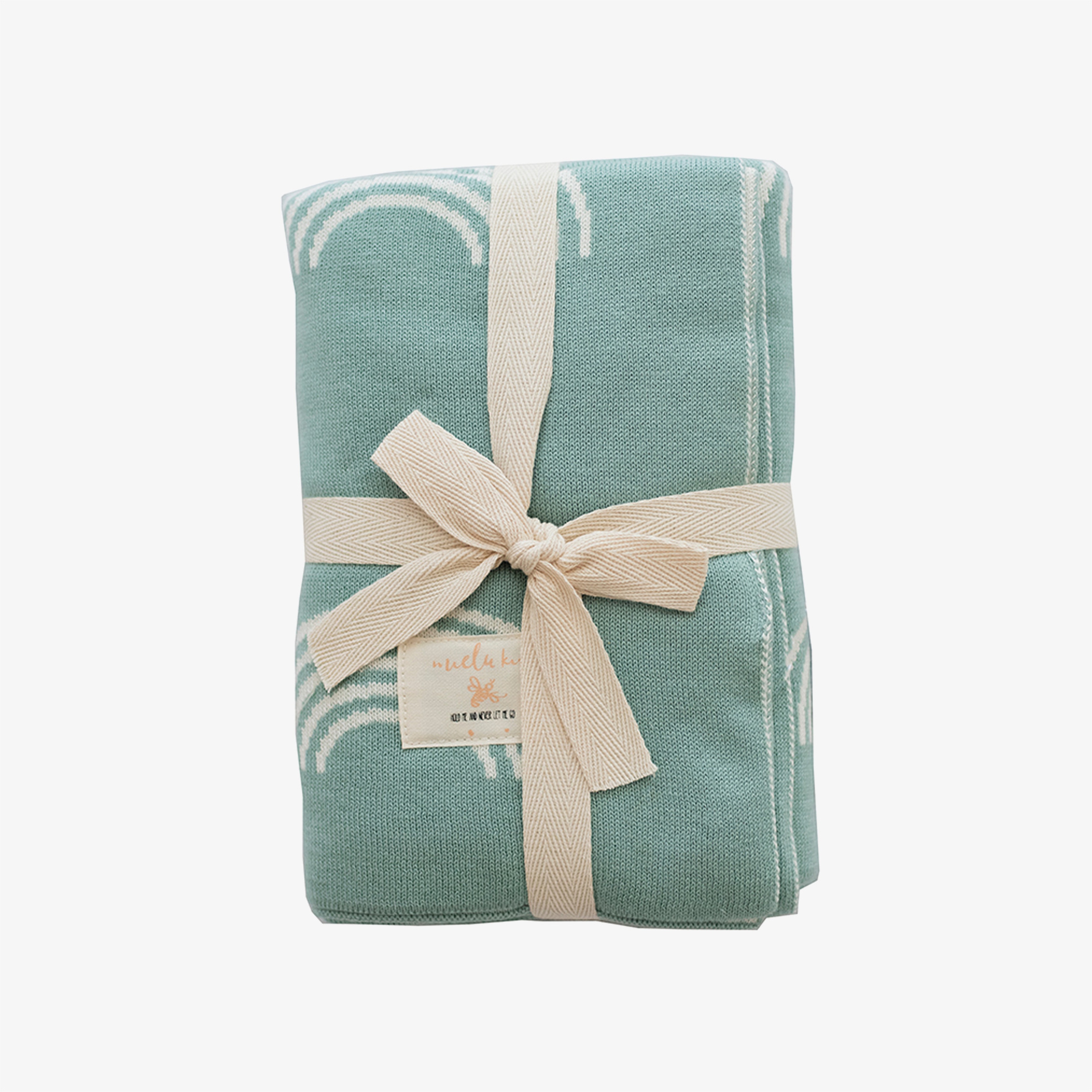 Miela Kids Mint Rainbow Çocuk Yeşil Battaniye