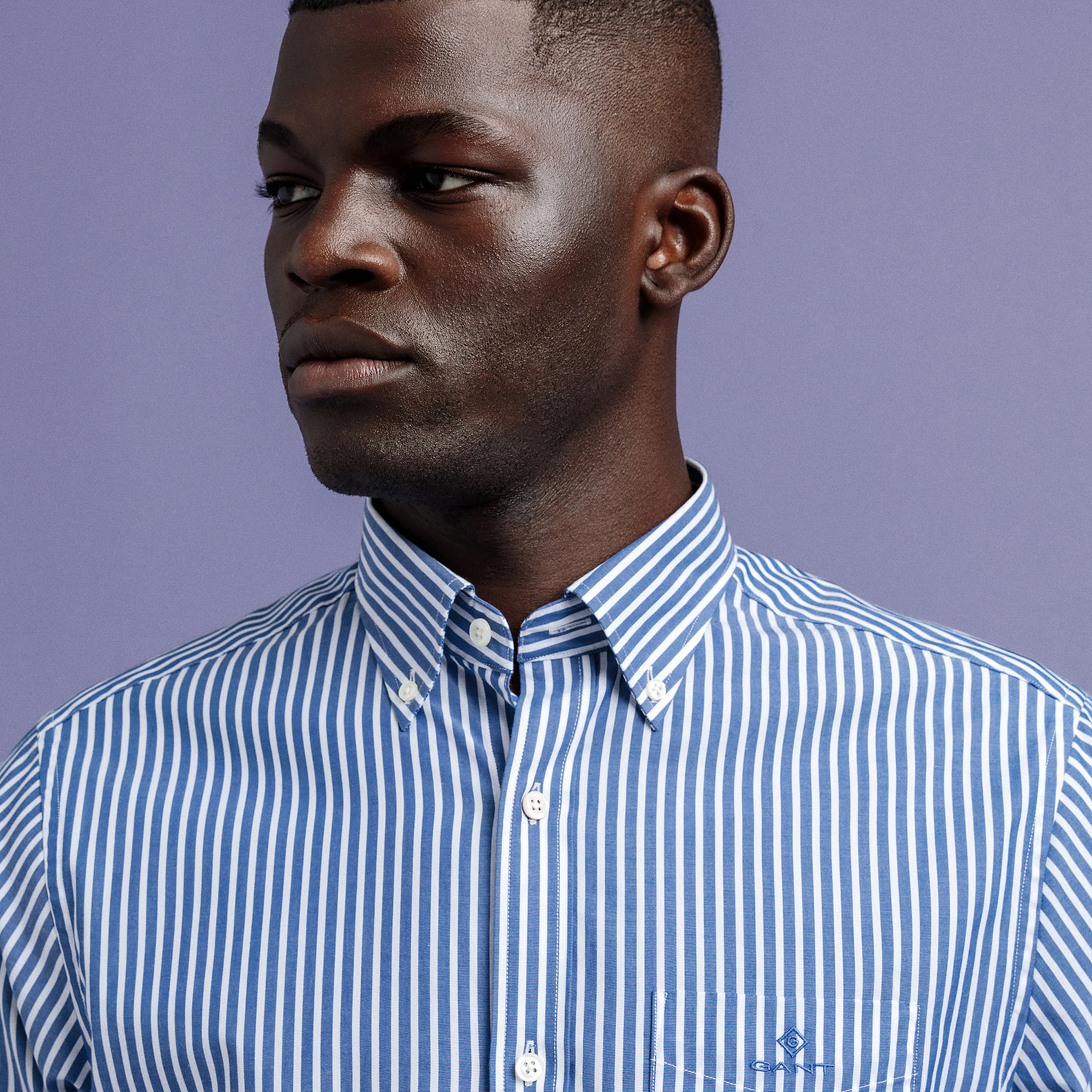 GANT Regular Fit Striped Broadcloth Shirt