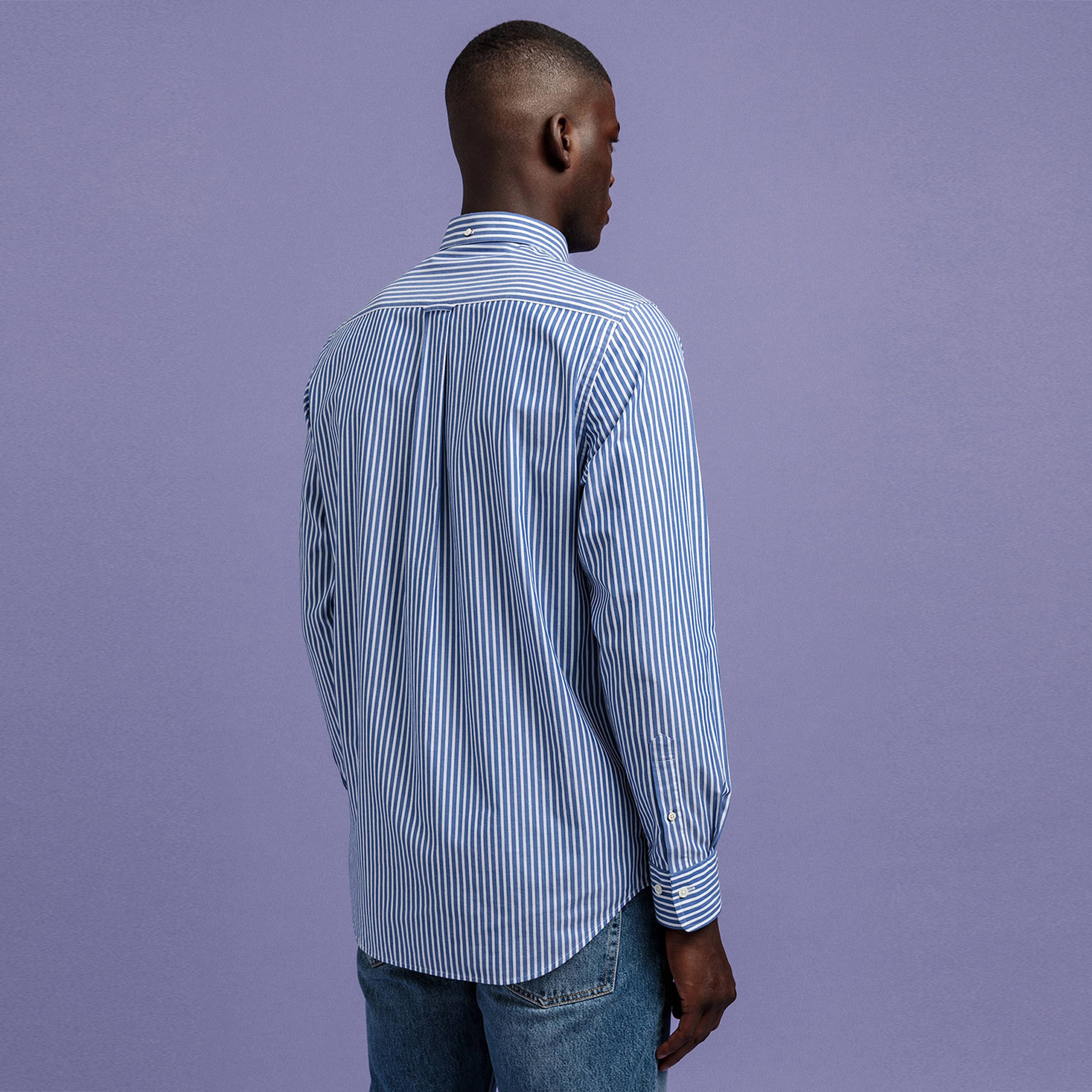 GANT Regular Fit Striped Broadcloth Shirt