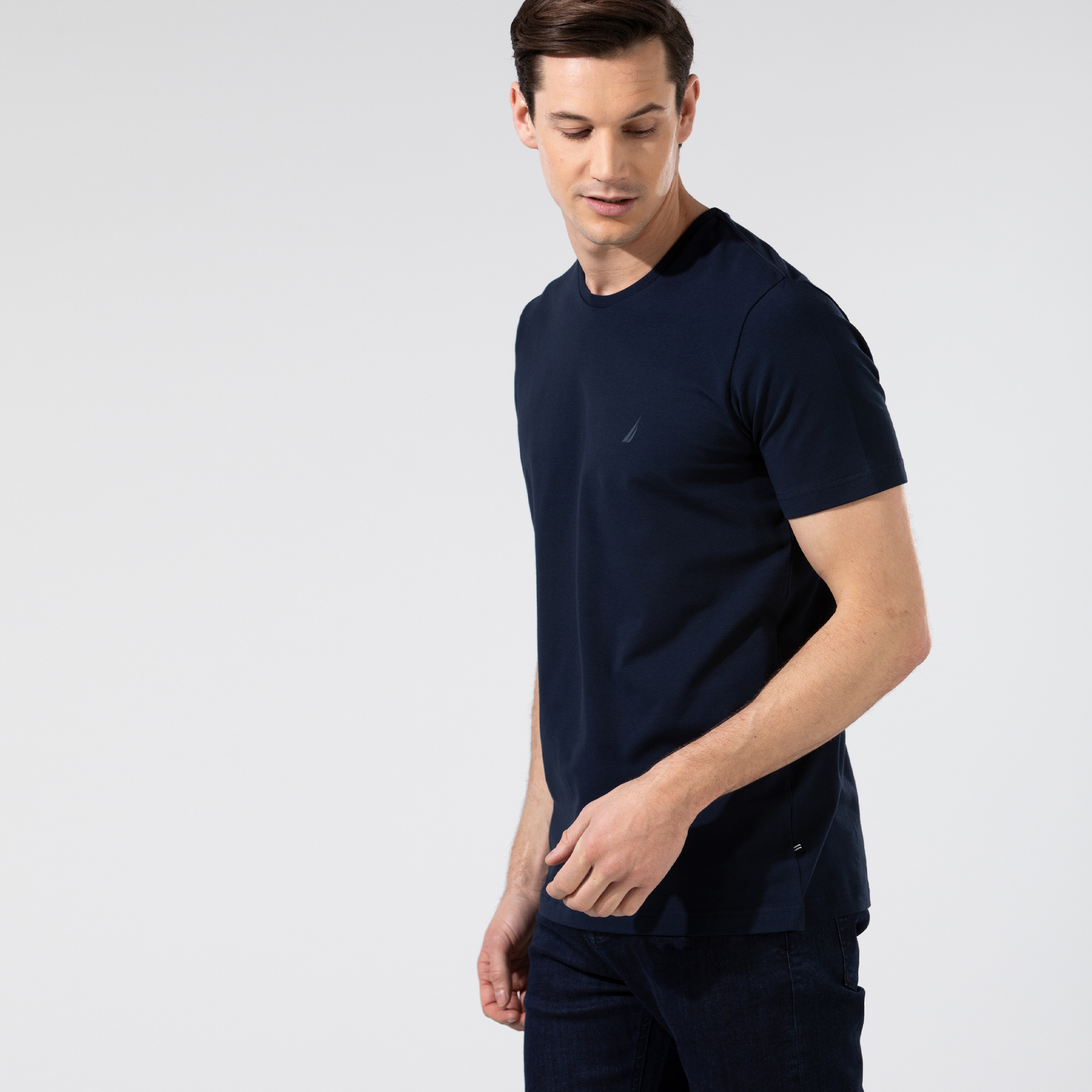 Nautica Erkek Slim Fit Lacivert T-Shirt