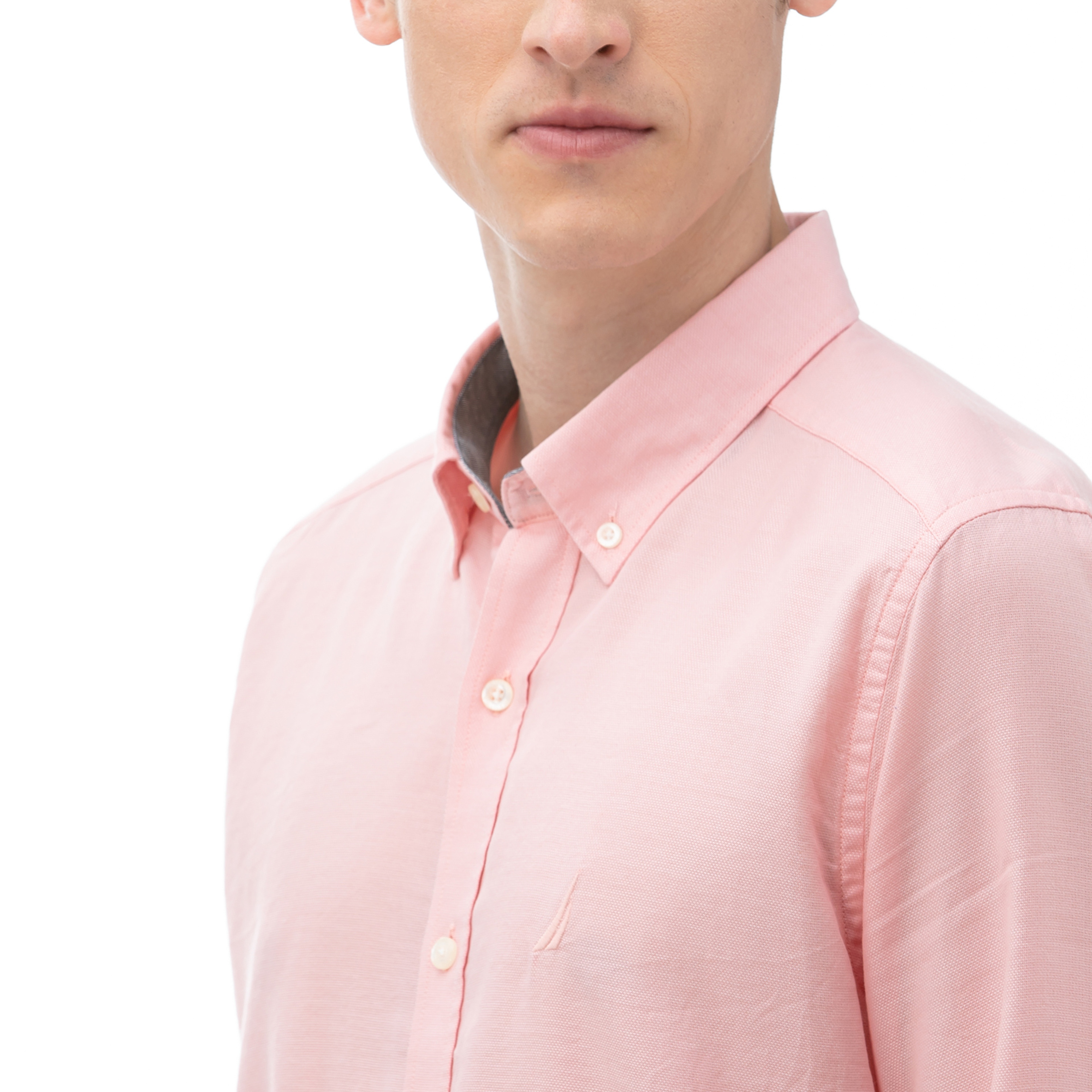 NAUTICA Erkek Slim Fit Pembe Gömlek