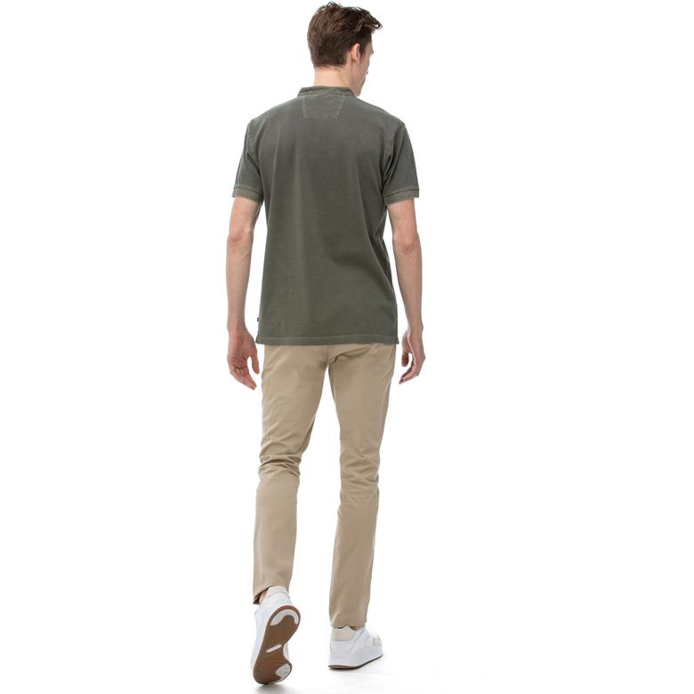 Nautica Erkek Bej Slim Fit Chino Pantolon
