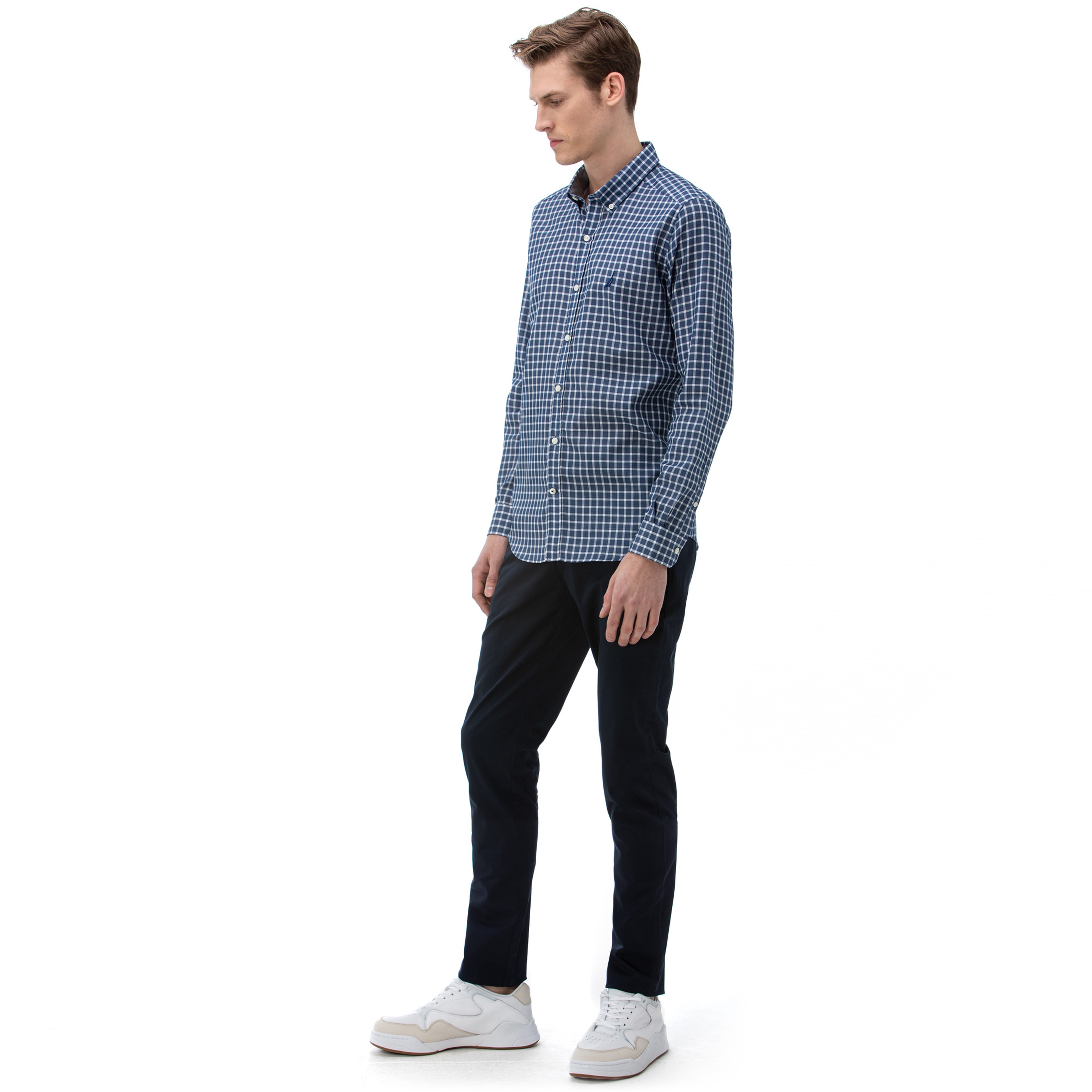 Nautica Erkek Lacivert Slim Fit Chino Pantolon