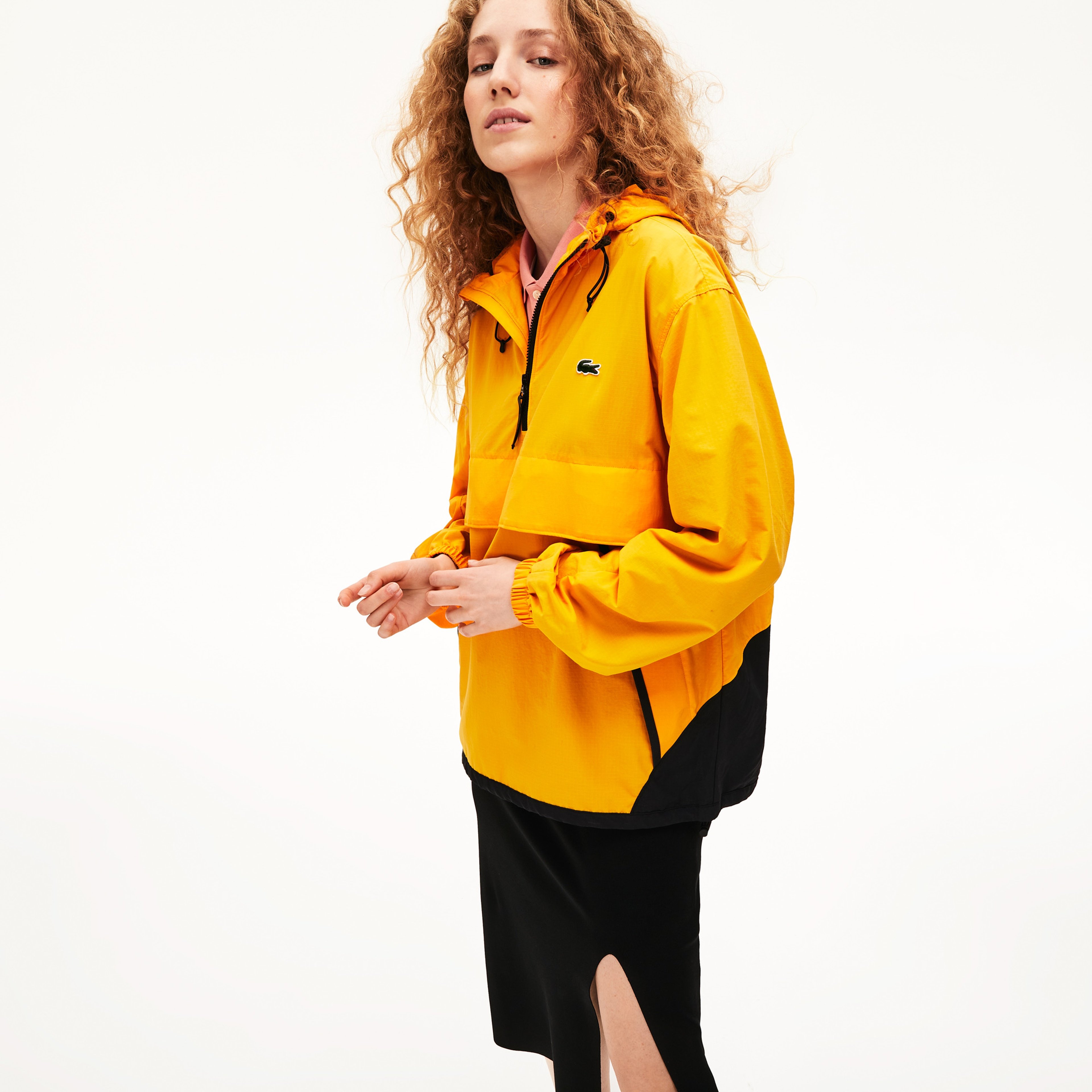 Lacoste LIVE Unisex Sarı Yağmurluk