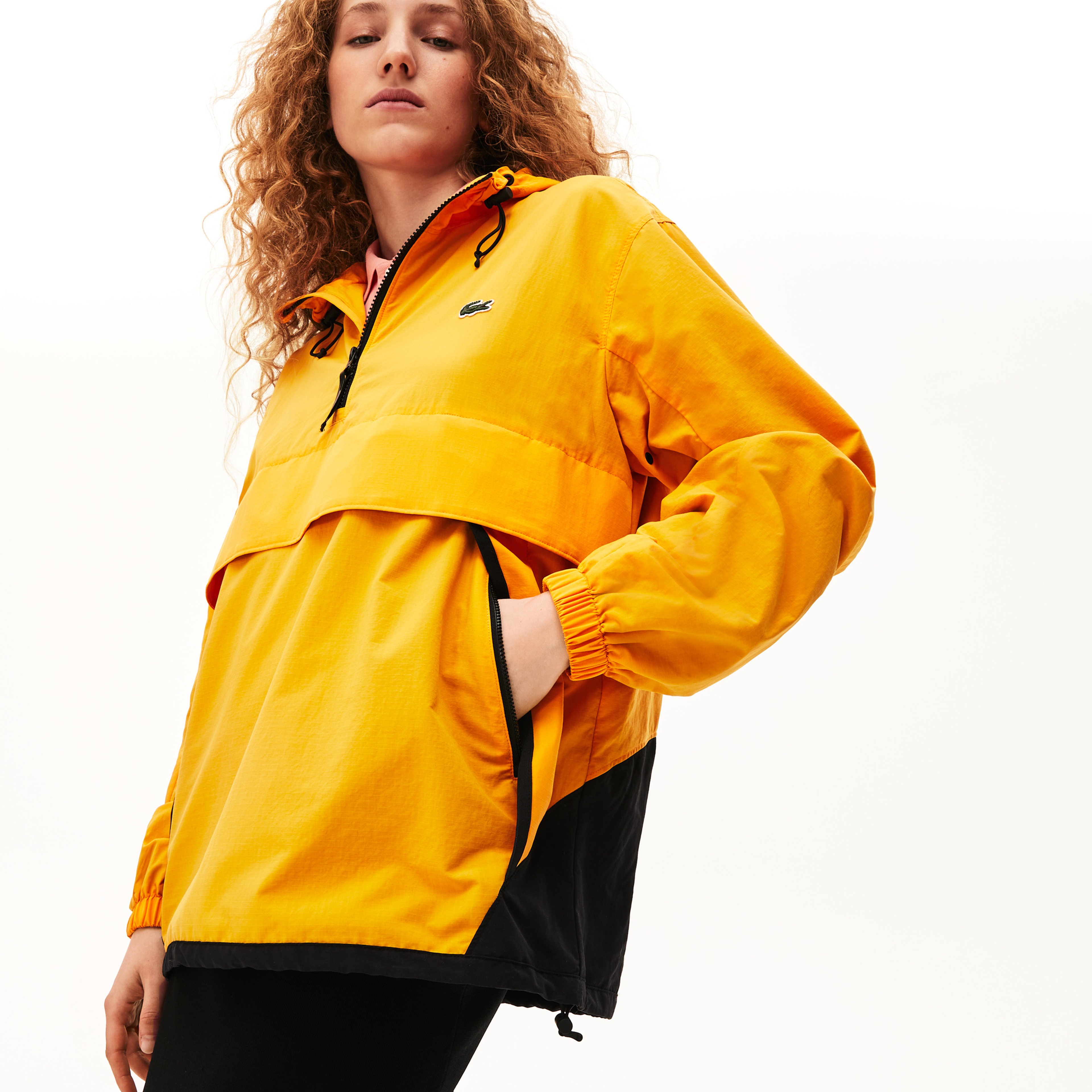 Lacoste LIVE Unisex Sarı Yağmurluk