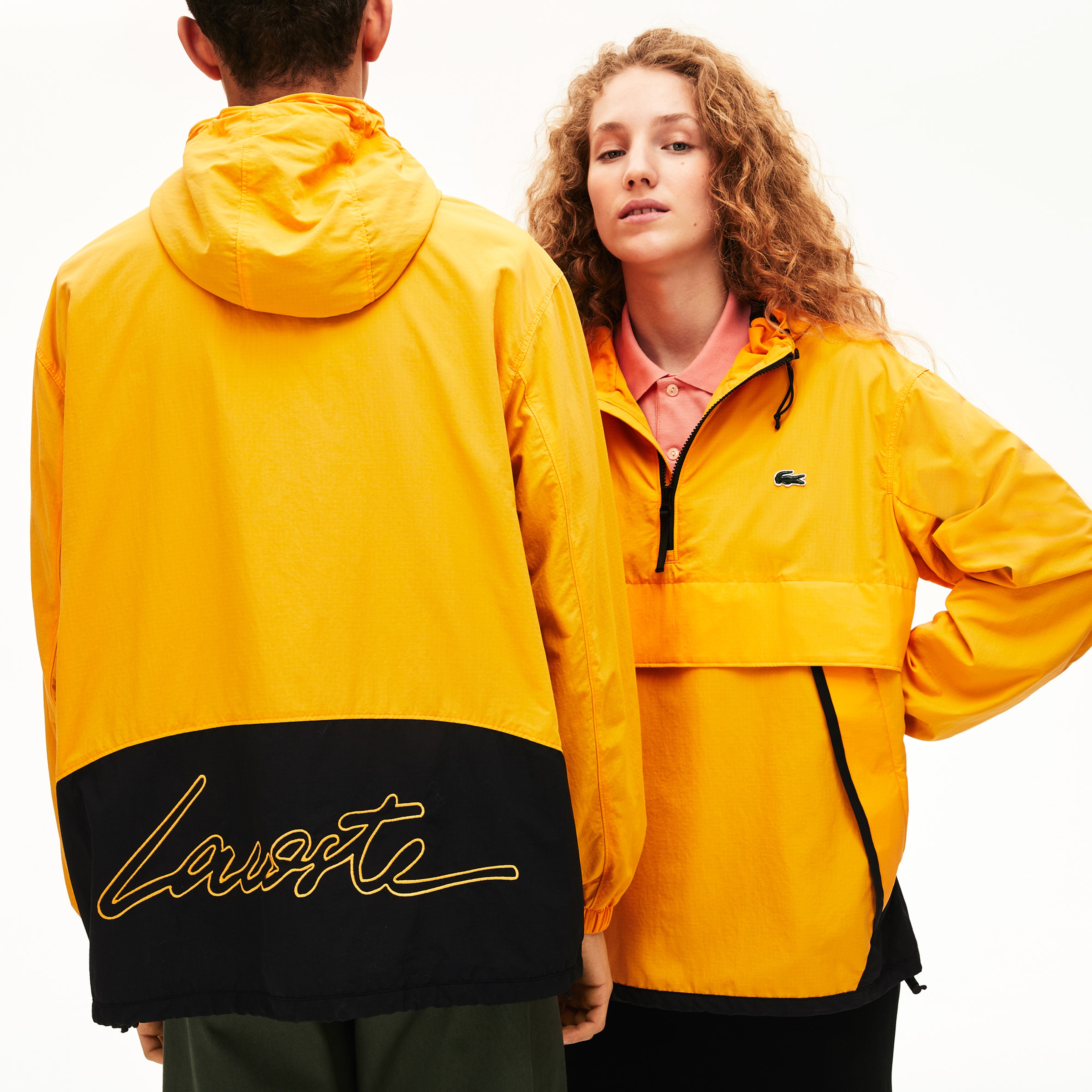 Lacoste LIVE Unisex Sarı Yağmurluk