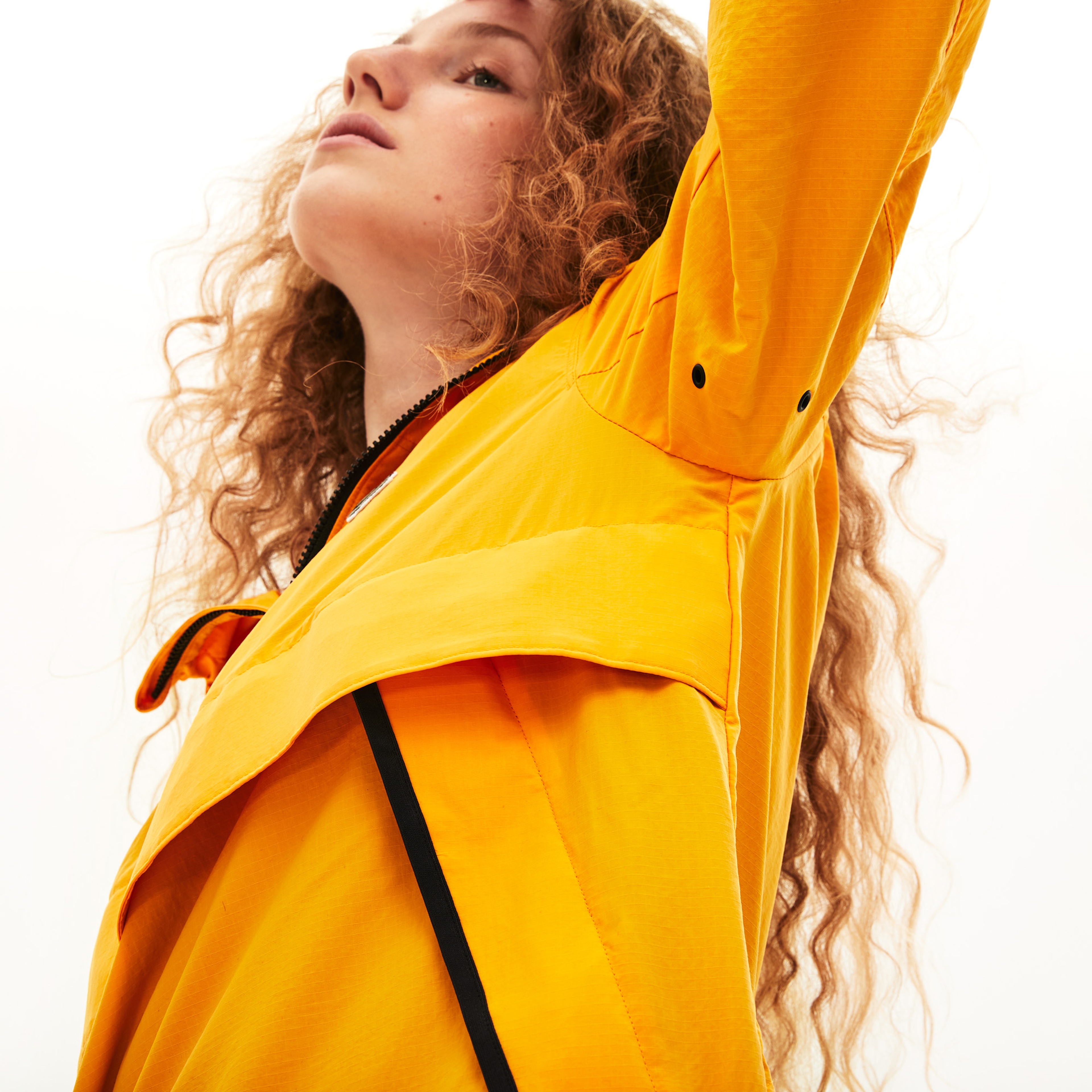 Lacoste LIVE Unisex Sarı Yağmurluk