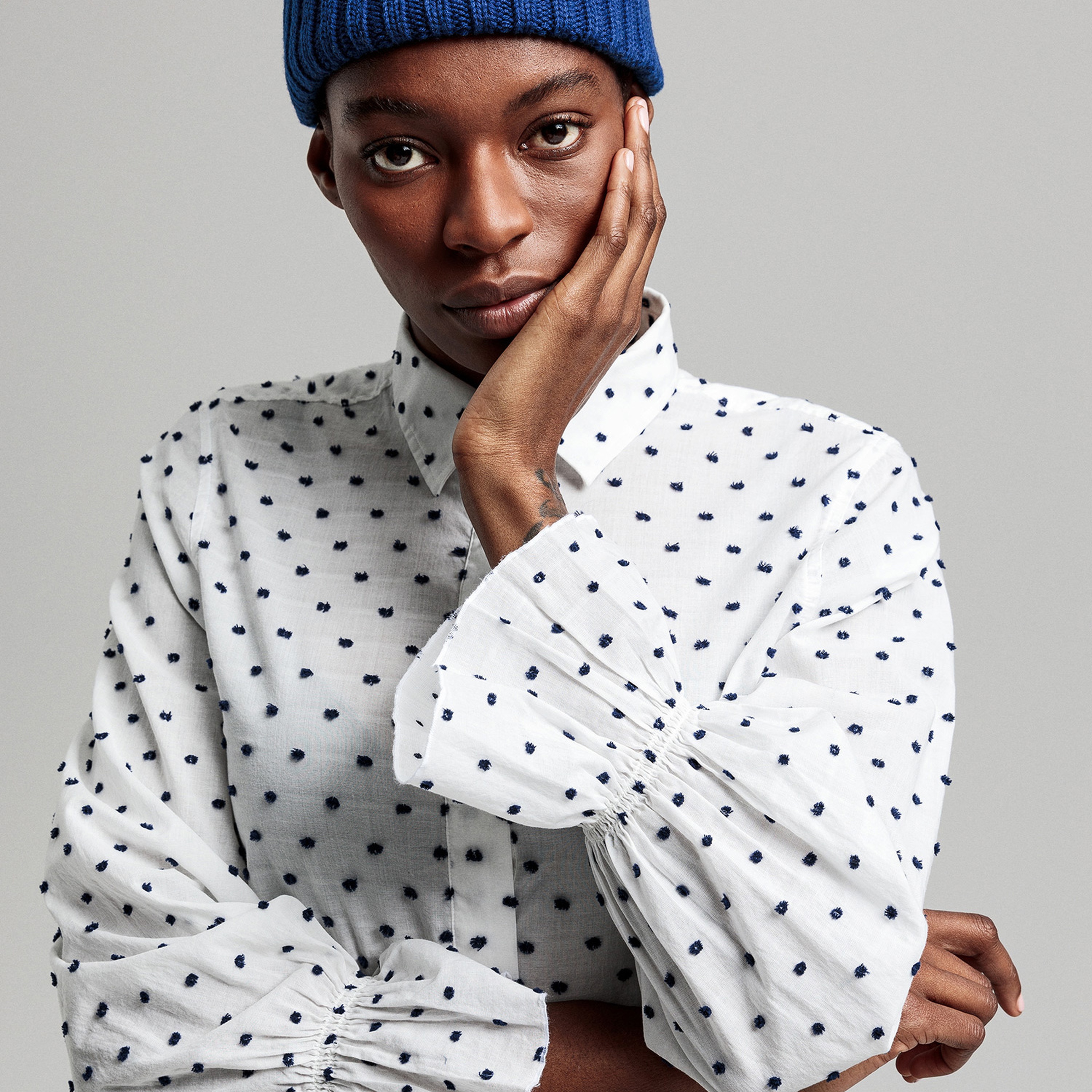 GANT Kadın Beyaz Regular Fit Gömlek