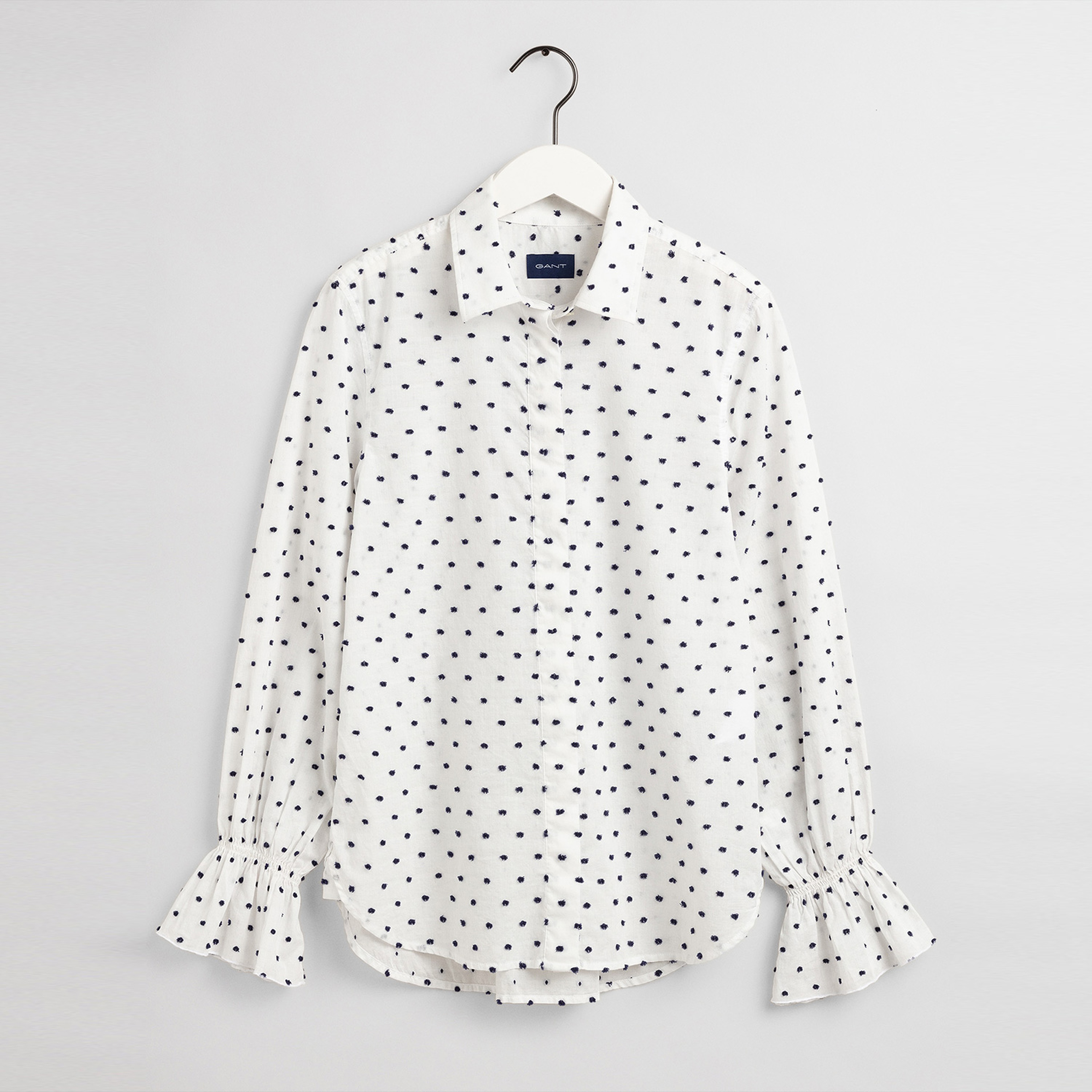 GANT Kadın Beyaz Regular Fit Gömlek