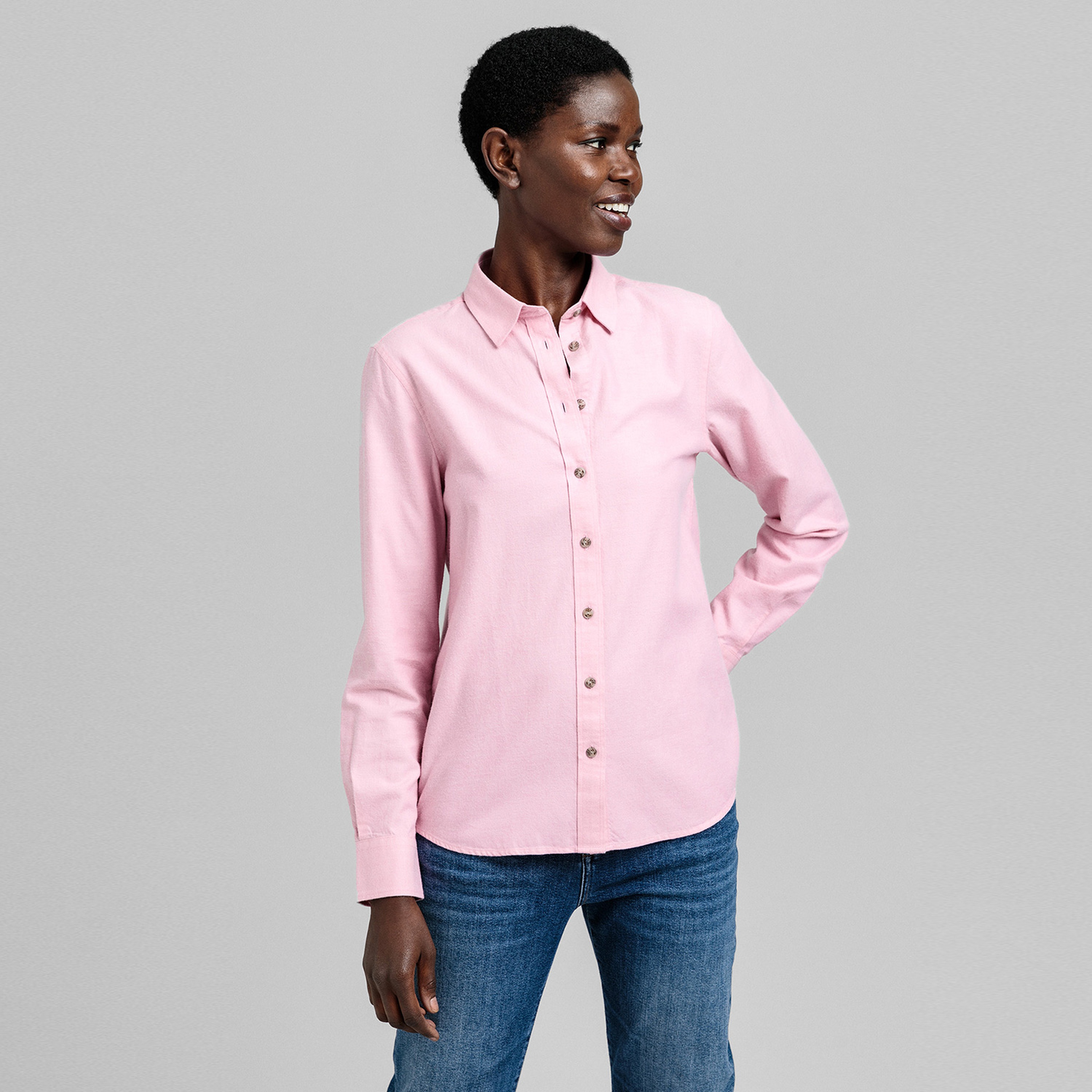 GANT Kadın Pembe Regular Fit Gömlek