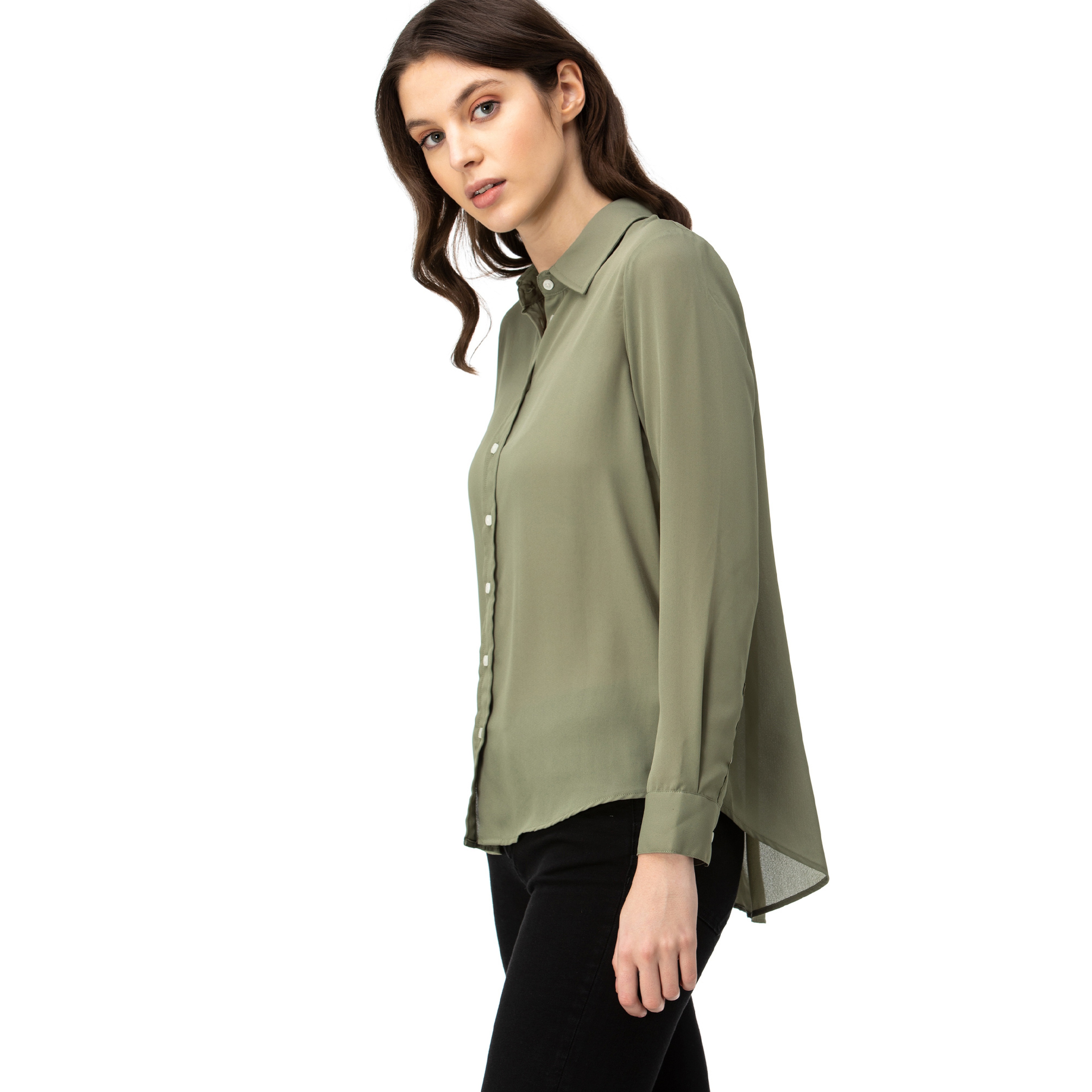 NAUTICA KADIN YEŞİL GÖMLEK