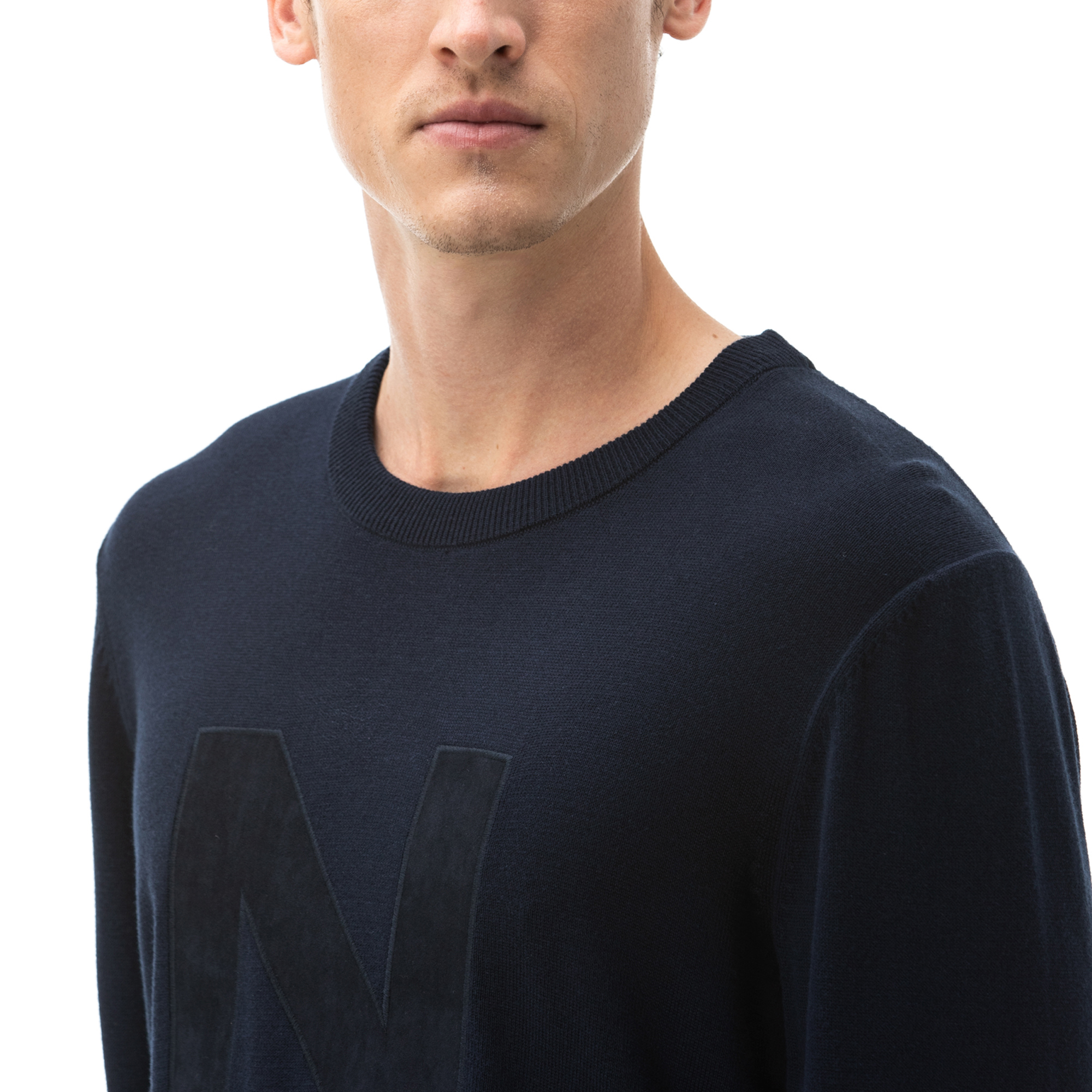 NAUTICA ERKEK LACİVERT TRİKO KAZAK