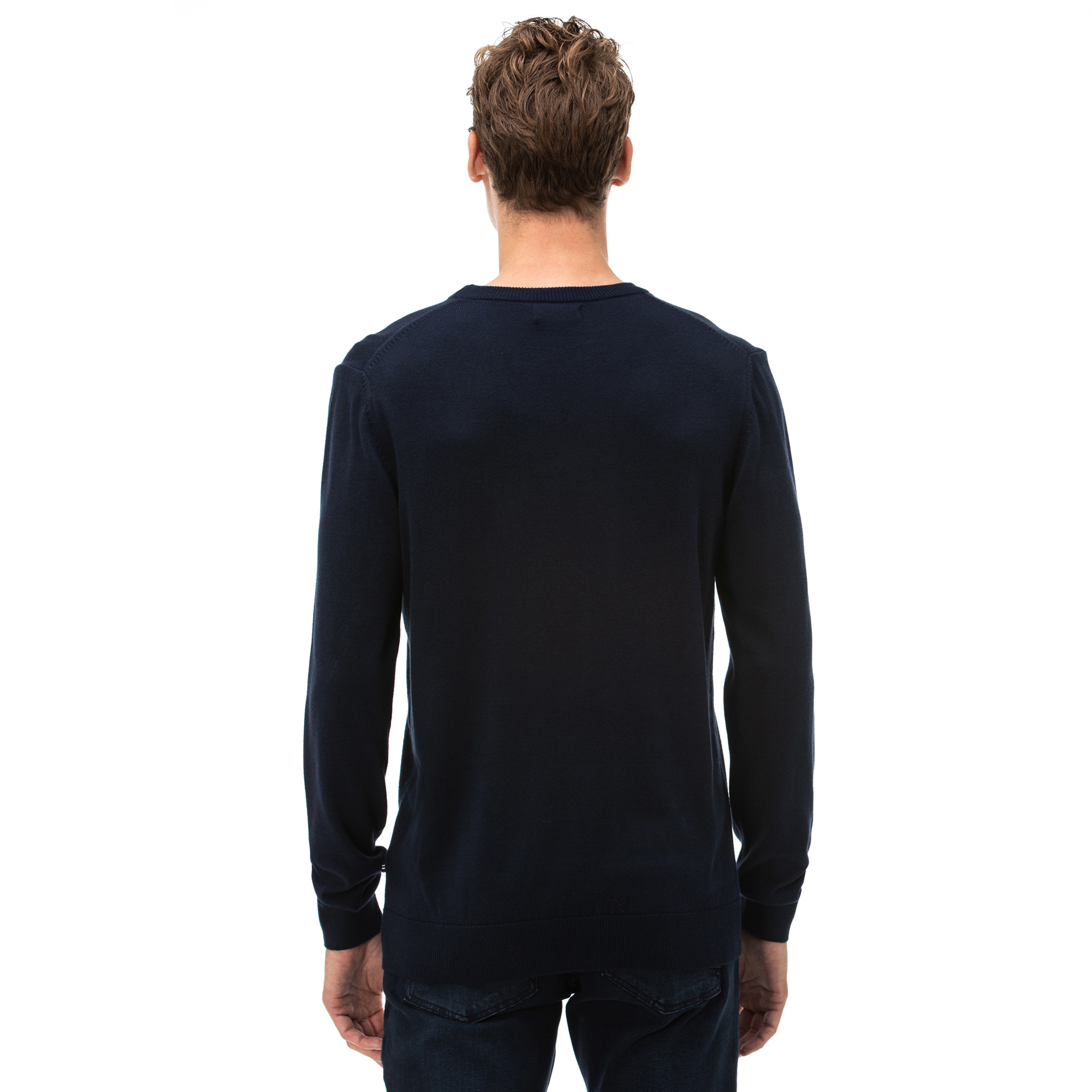 NAUTICA ERKEK LACİVERT TRİKO KAZAK