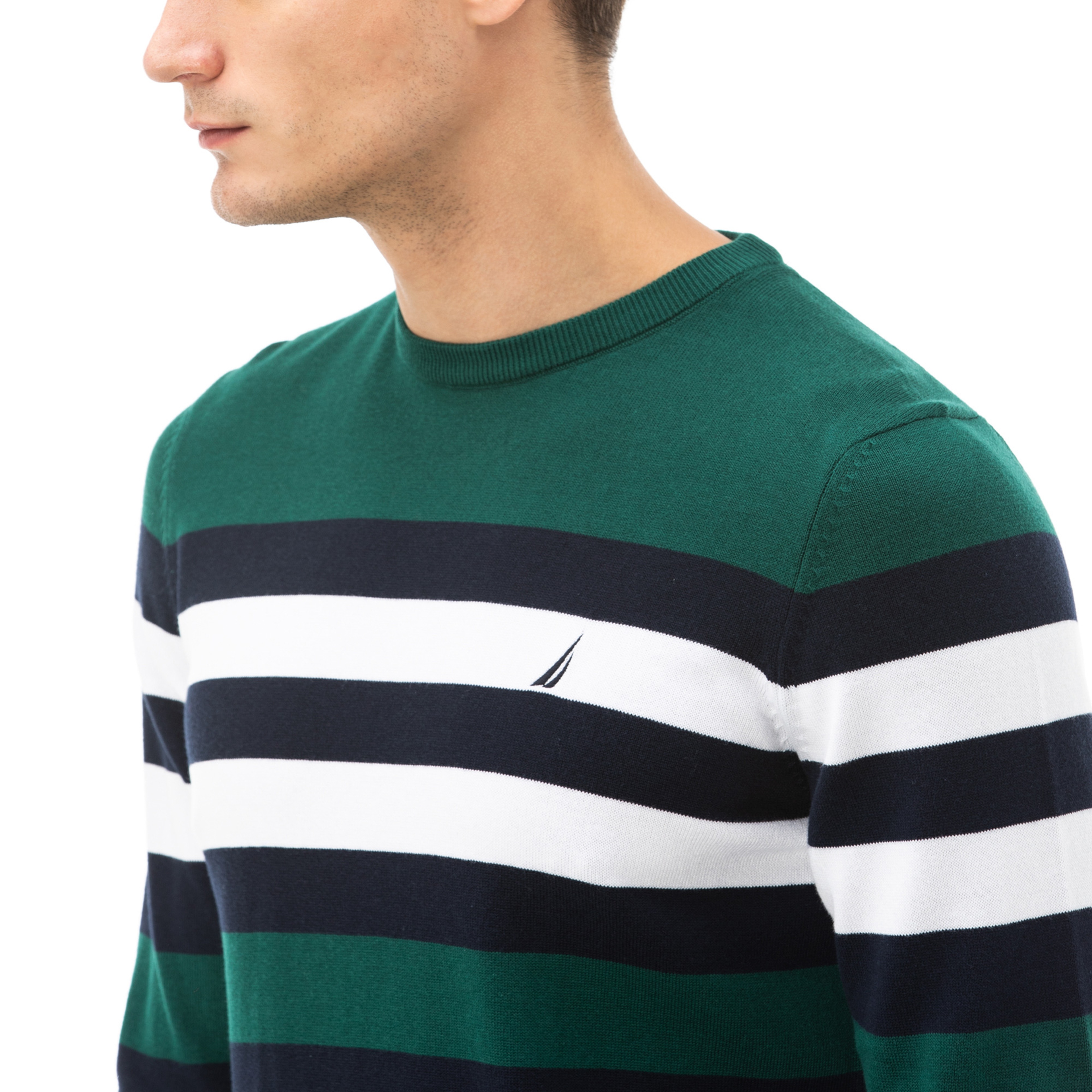 NAUTICA ERKEK YEŞİL TRİKO KAZAK