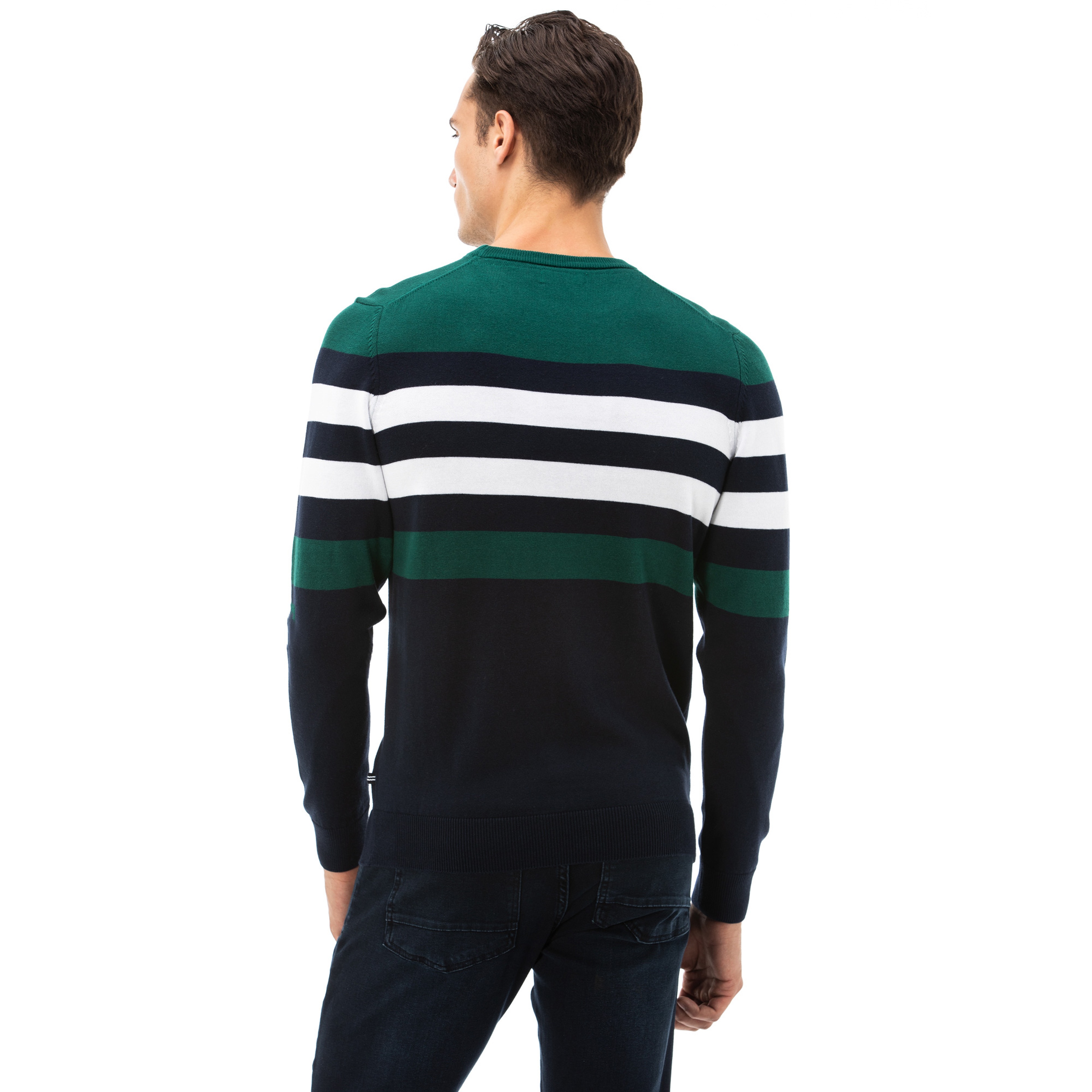 NAUTICA ERKEK YEŞİL TRİKO KAZAK