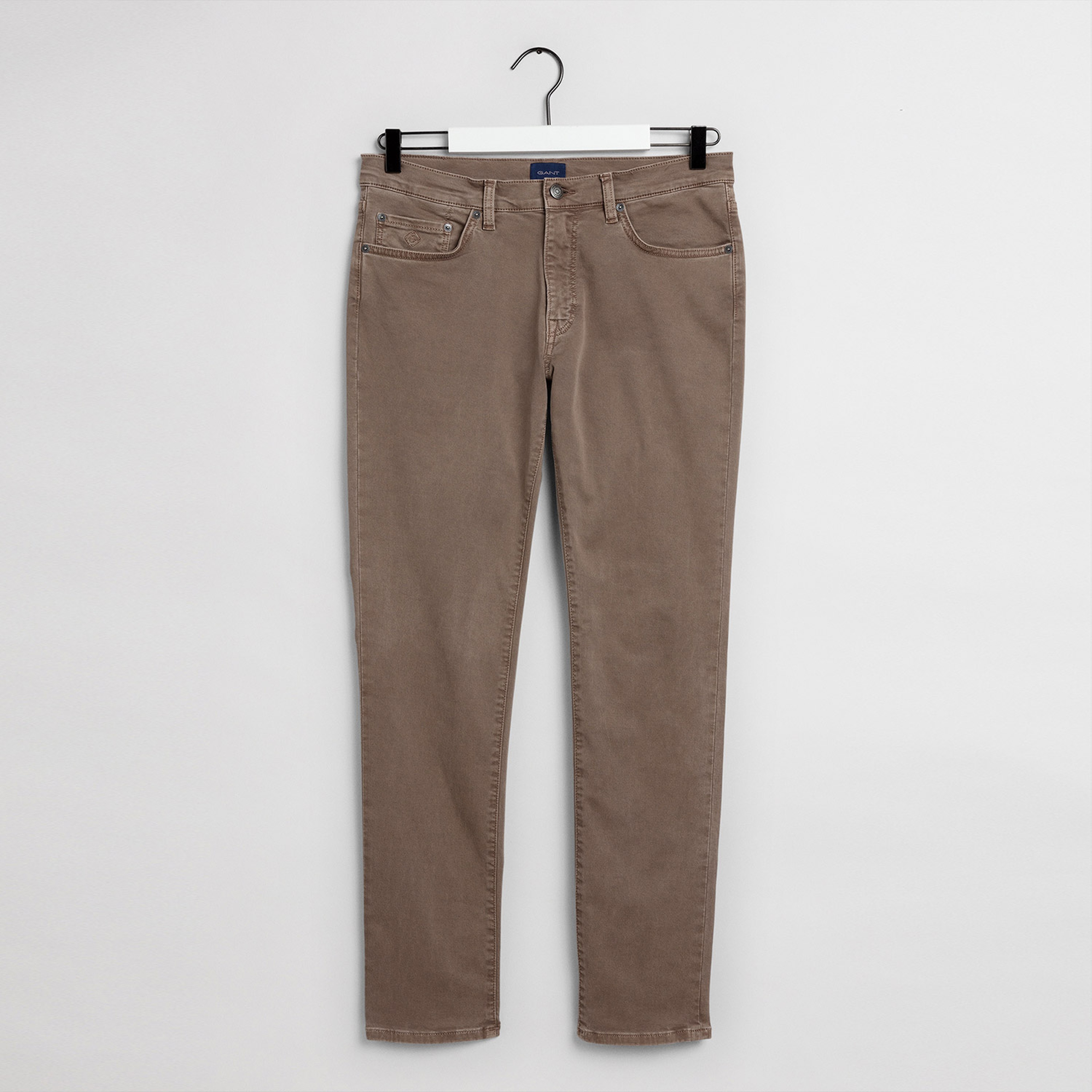 Gant Erkek Kahverengi Slim Fit Jean Pantolon