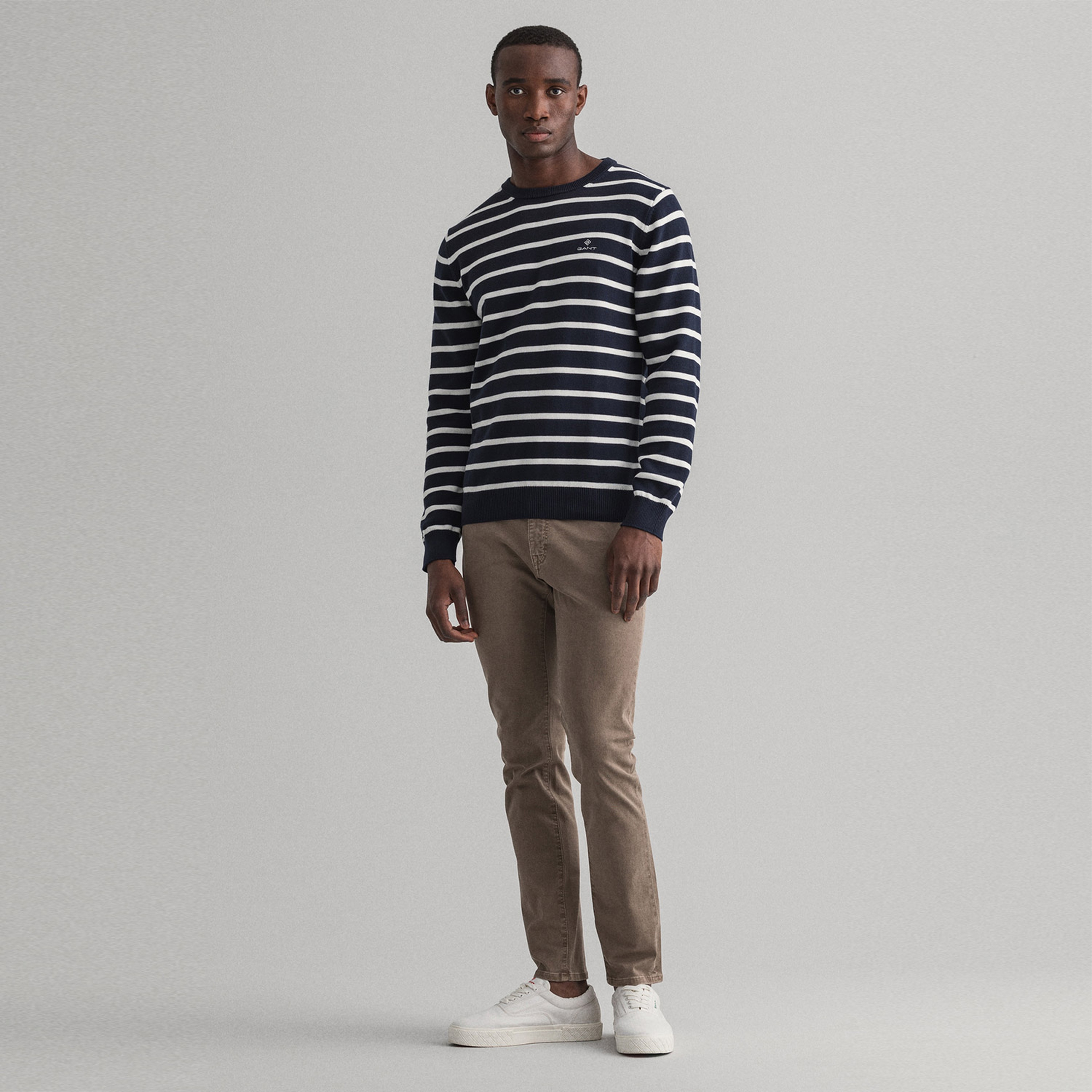 Gant Erkek Kahverengi Slim Fit Jean Pantolon