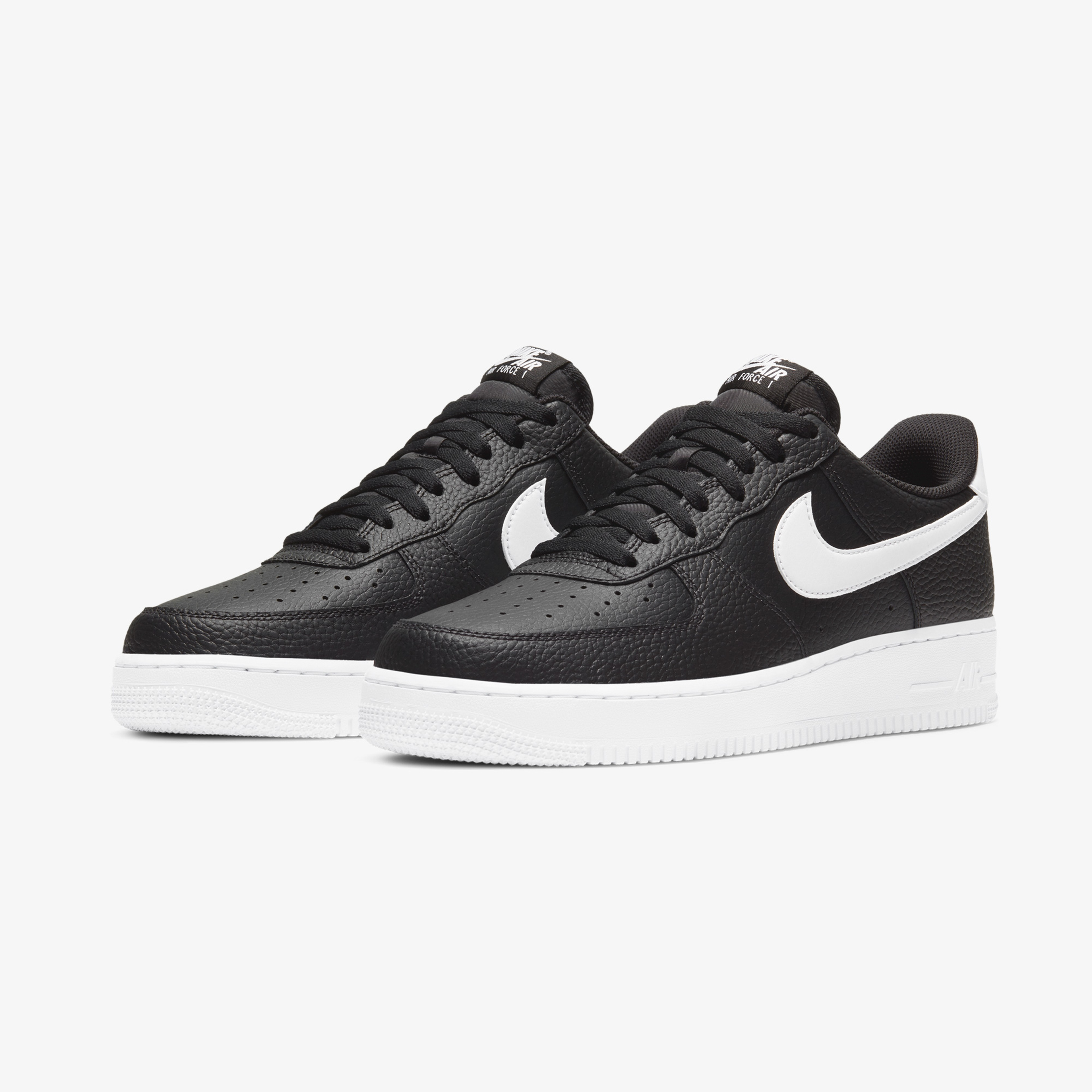 Nike Air Force 1 '07 Erkek Siyah Spor Ayakkabı
