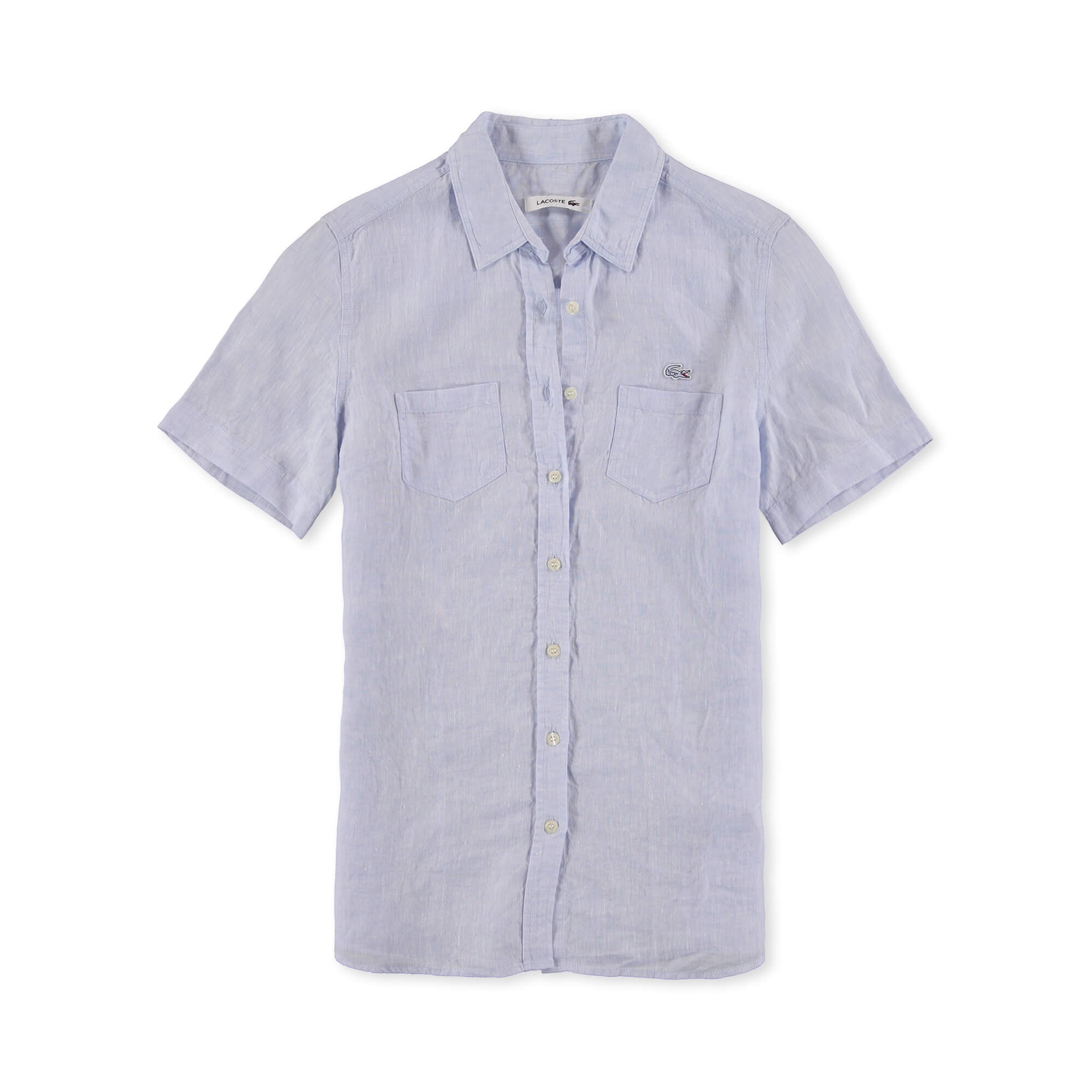 Lacoste Kadın Mavi Regular Fit Gömlek