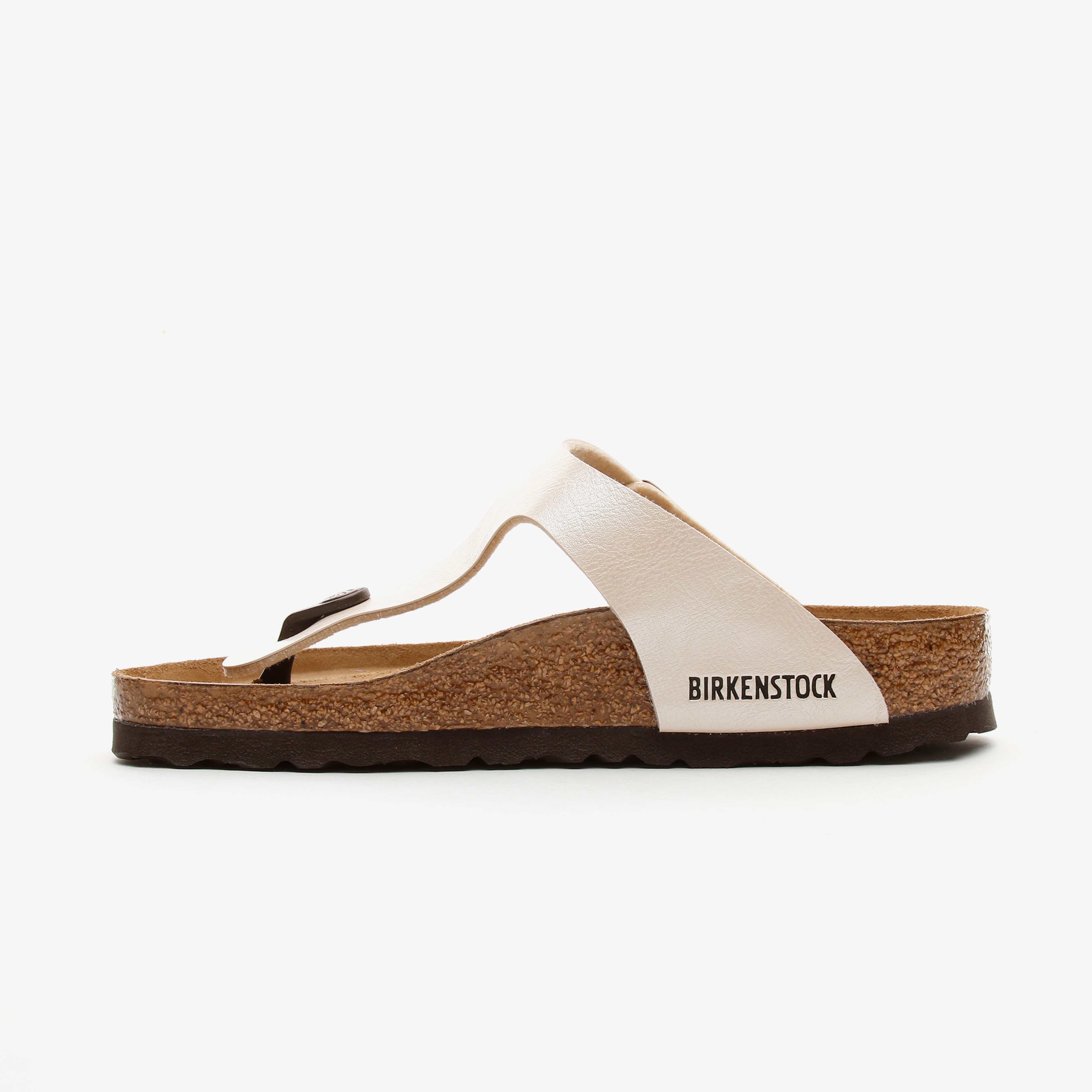 Birkenstock Gizeh Birko-Flor Graceful Kadın Beyaz Sandalet